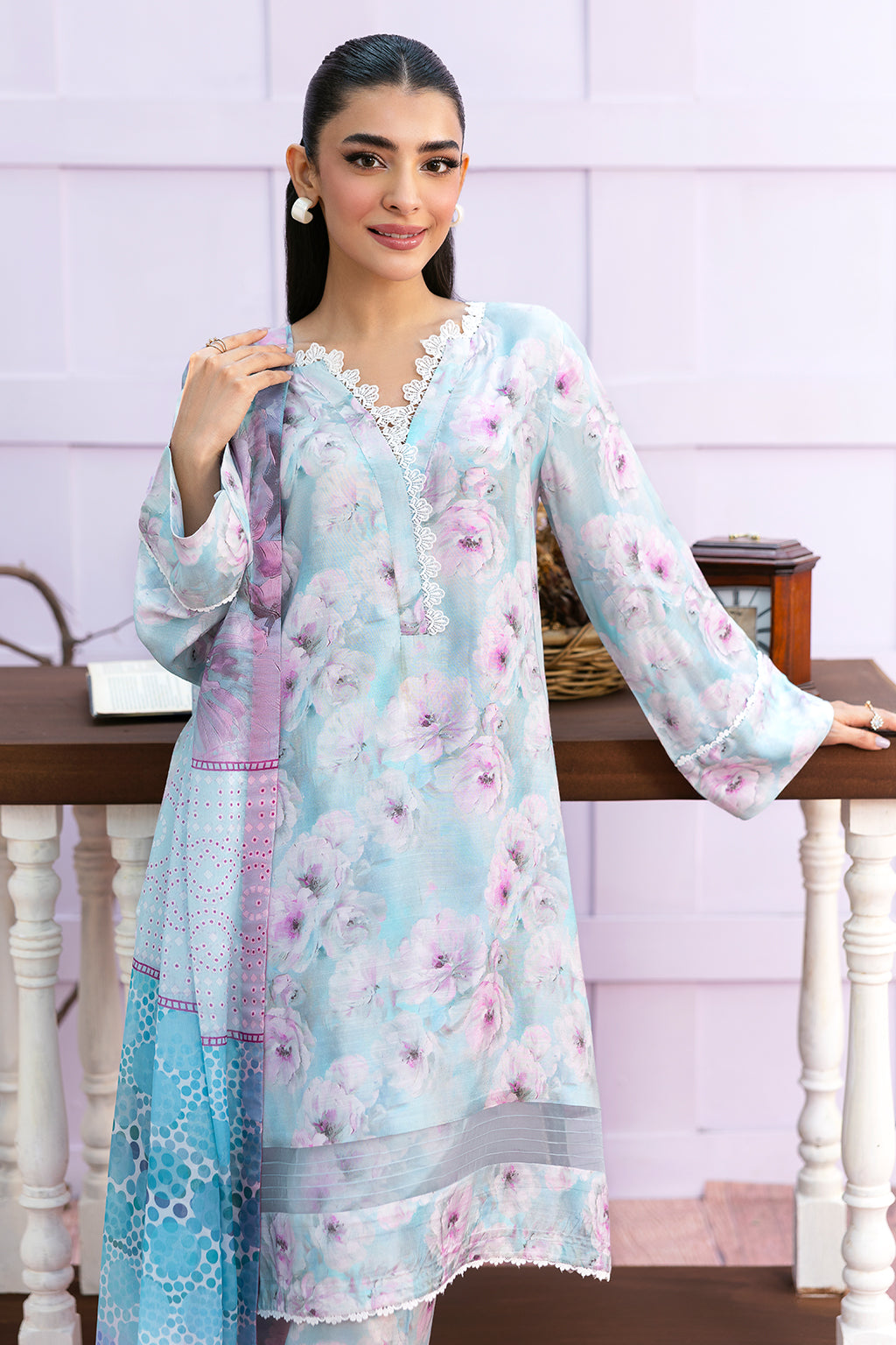 Afsanah | Basics Raw Silk | Botanic Echo AR-107 by Afsanah - Designer Dress - Type: Ladies Clothes - Available at Libayah - 100% Original