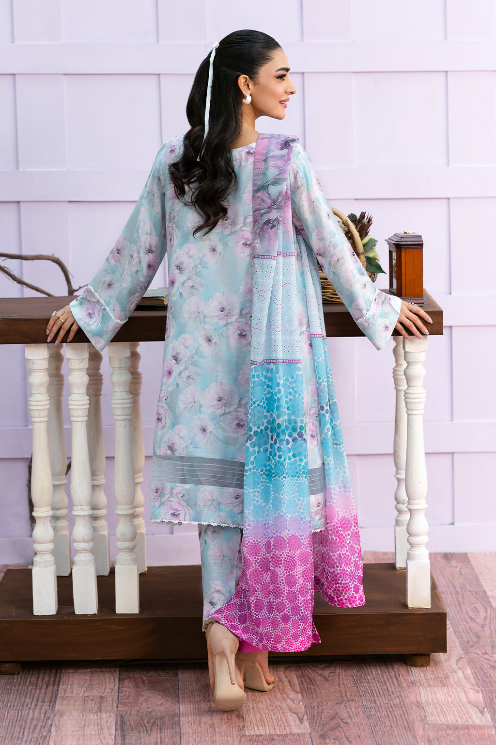 Afsanah | Basics Raw Silk | Botanic Echo AR-107 by Afsanah - Designer Dress - Type: Ladies Clothes - Available at Libayah - 100% Original