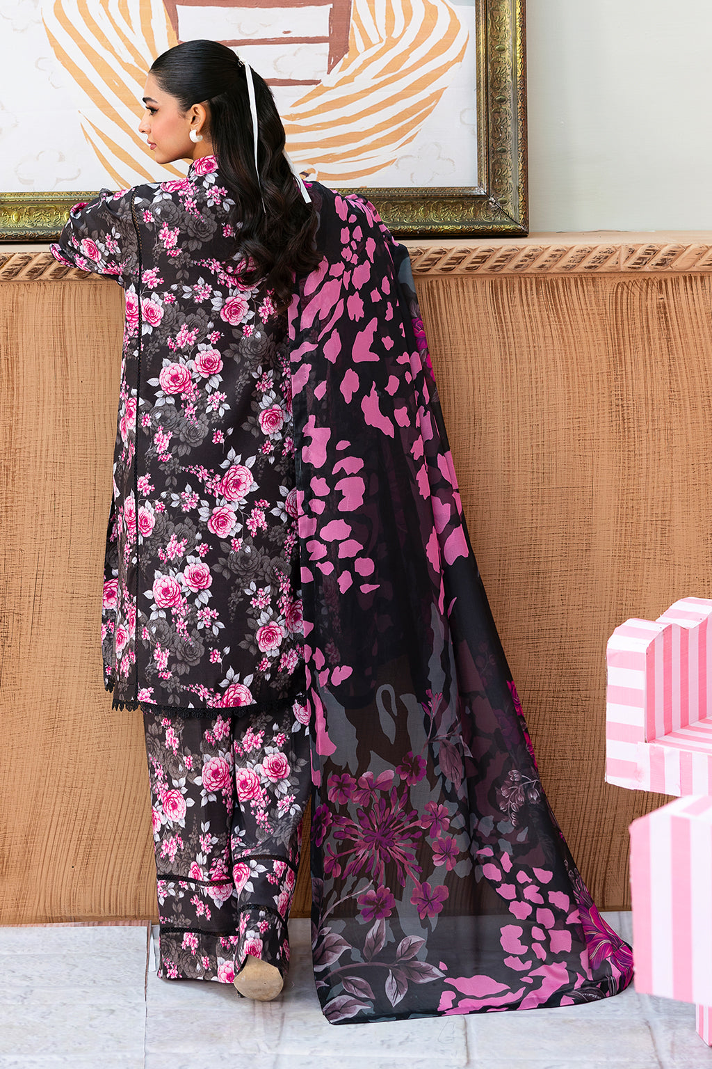 Afsanah | Basics Raw Silk | Midnight Charm AR-105 by Afsanah - Designer Dress - Type: Ladies Clothes - Available at Libayah - 100% Original