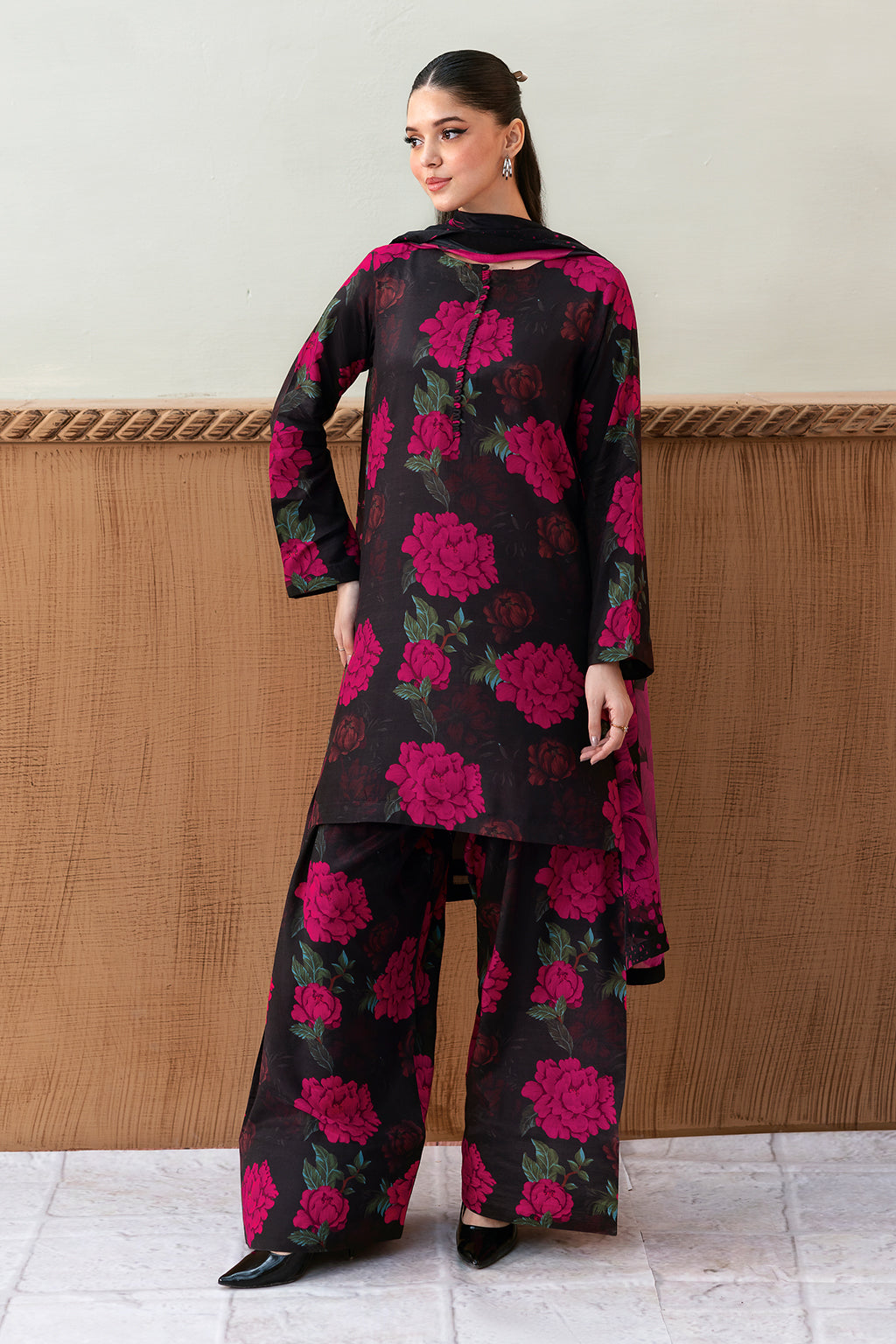 Afsanah | Basics Raw Silk | Dark Majestic AR-103 by Afsanah - Designer Dress - Type: Ladies Clothes - Available at Libayah - 100% Original