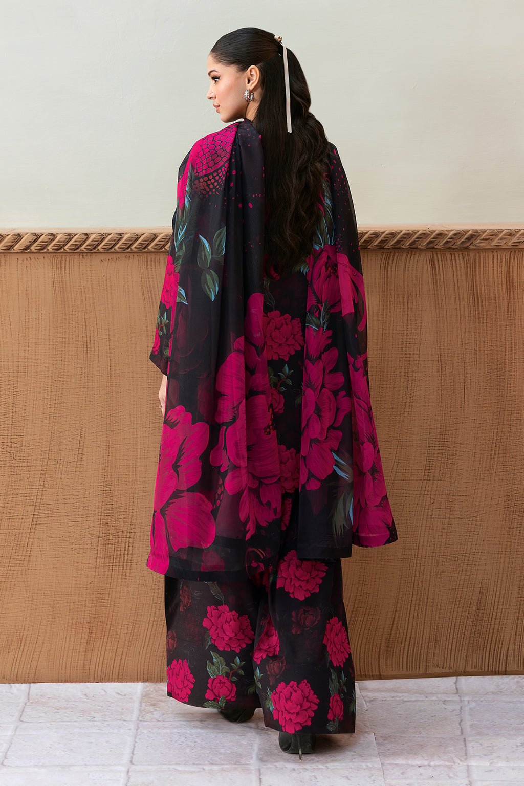 Afsanah | Basics Raw Silk | Dark Majestic AR-103 by Afsanah - Designer Dress - Type: Ladies Clothes - Available at Libayah - 100% Original