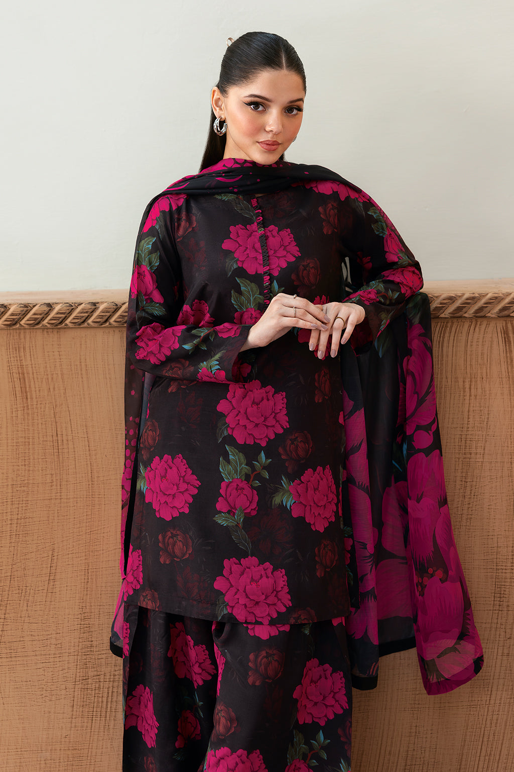 Afsanah | Basics Raw Silk | Dark Majestic AR-103 by Afsanah - Designer Dress - Type: Ladies Clothes - Available at Libayah - 100% Original