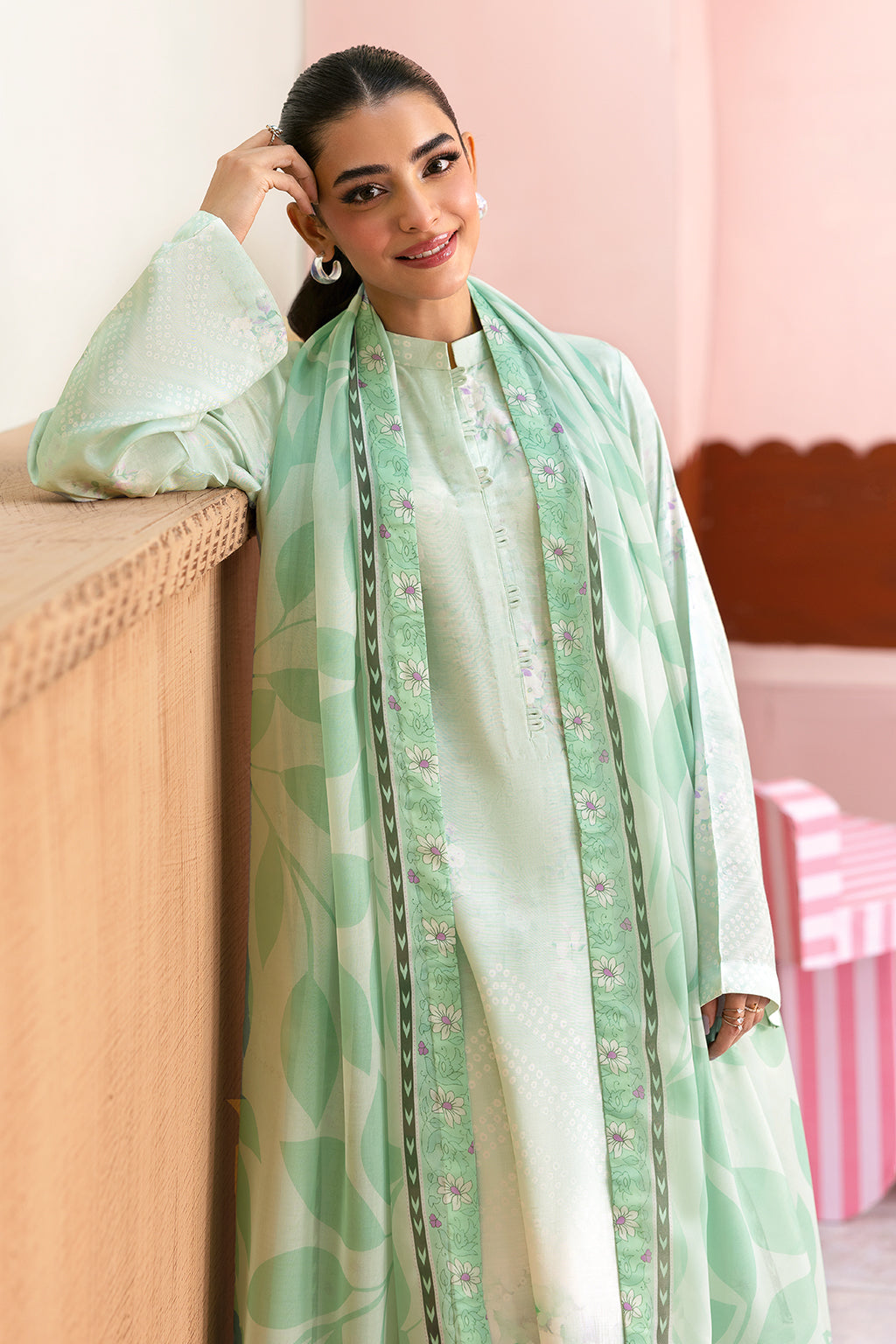 Afsanah | Basics Raw Silk | Mint Mystic AR-108 by Afsanah - Designer Dress - Type: Ladies Clothes - Available at Libayah - 100% Original