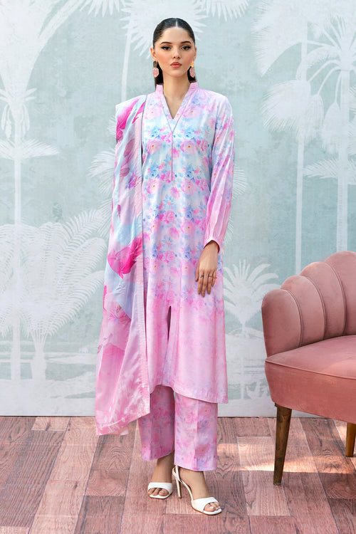 Afsanah | Basics Raw Silk | Pink Wave AR-112 by Afsanah - Designer Dress - Type: Ladies Clothes - Available at Libayah - 100% Original