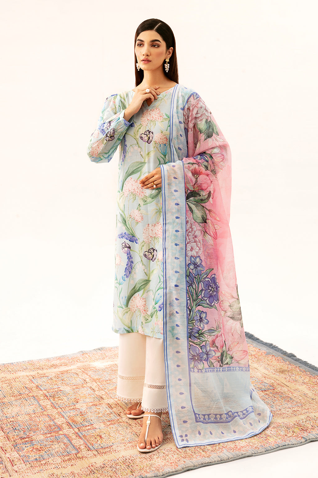 Afsanah | Ready to Wear |  Blossom AP-03 by Afsanah - Designer Dress - Type: Ladies Clothes - Available at Libayah - 100% Original
