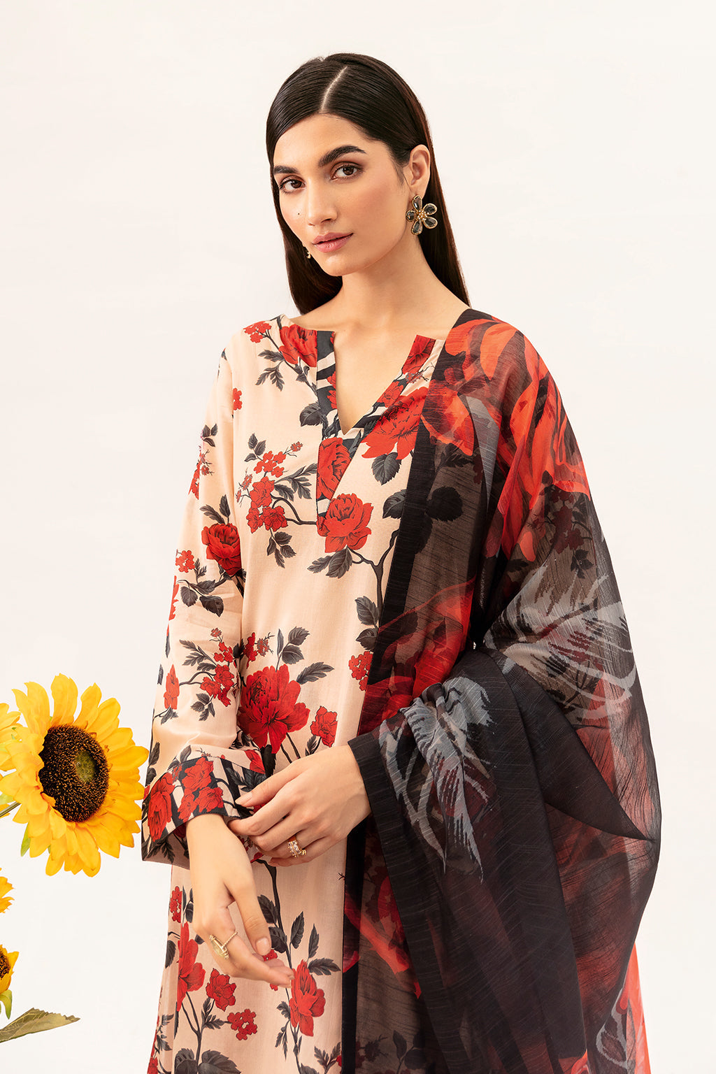 Afsanah | Ready to Wear |  Subdued Rust AP-05 by Afsanah - Designer Dress - Type: Ladies Clothes - Available at Libayah - 100% Original