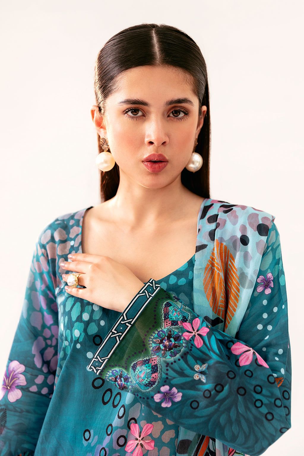 Afsanah | Ready to Wear |  Fresh Teal AP-09 by Afsanah - Designer Dress - Type: Ladies Clothes - Available at Libayah - 100% Original