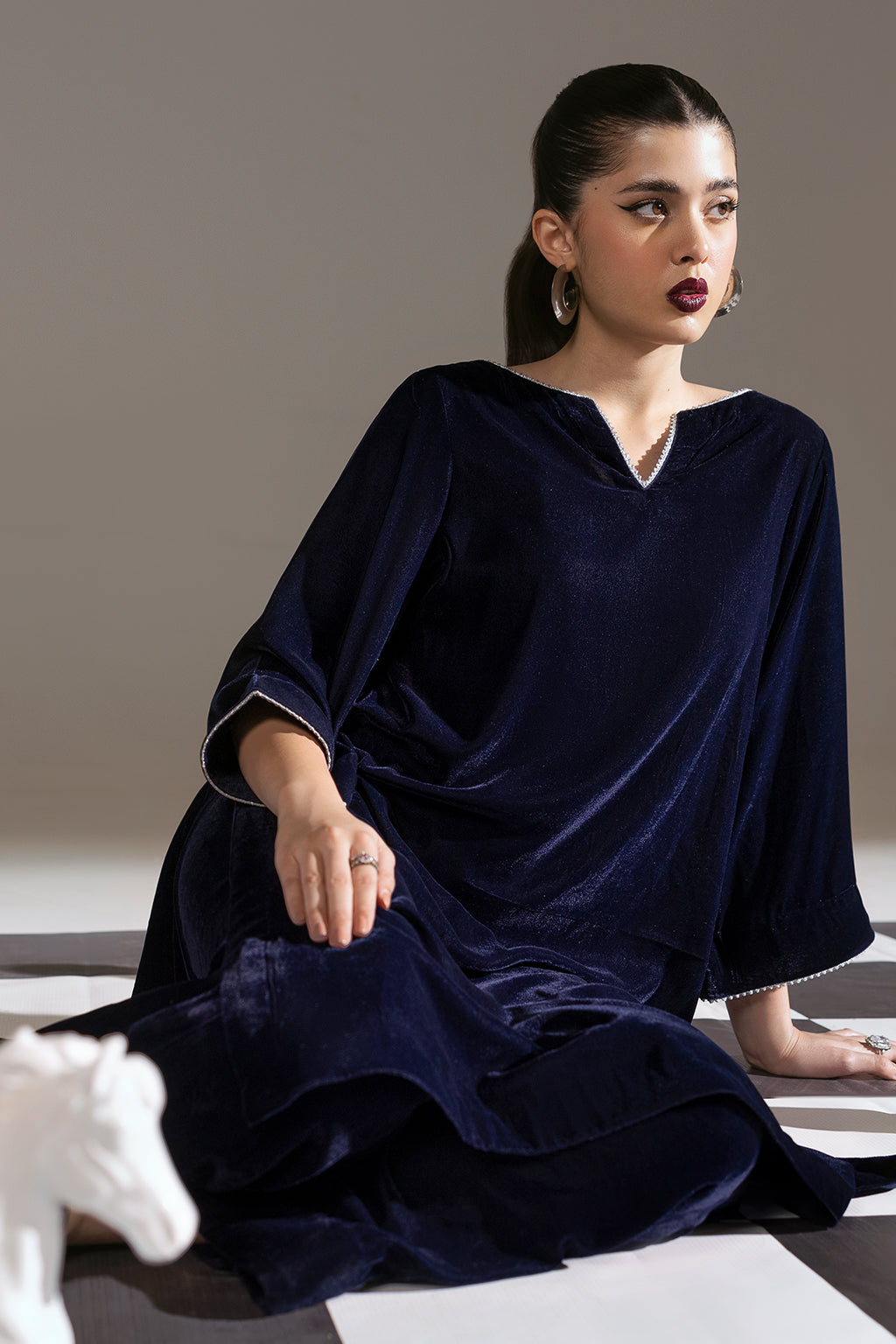 Afsanah | The Velvet Edit | AV-102 by Afsanah - Designer Dress - Type: Ladies Clothes - Available at Libayah - 100% Original