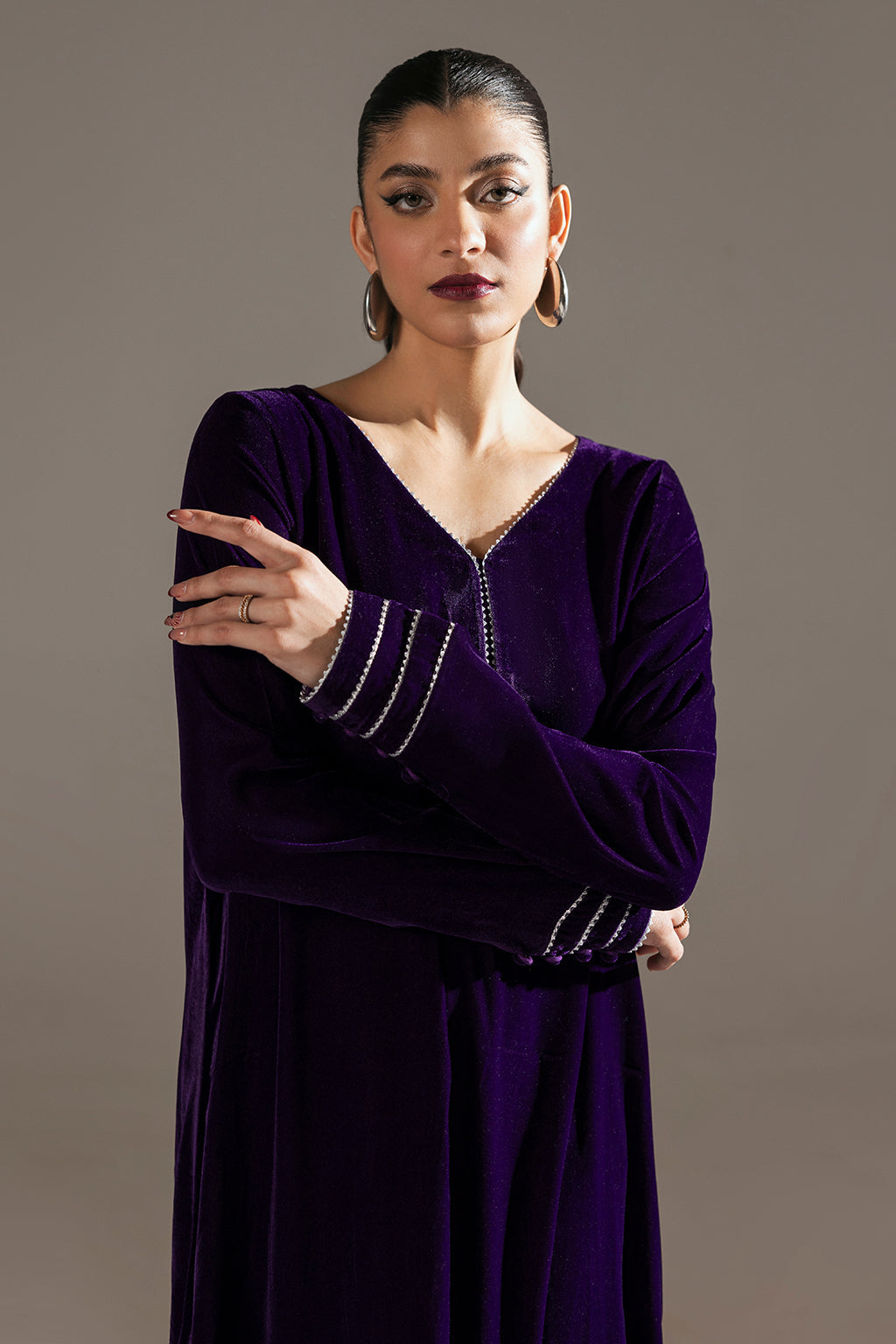 Afsanah | The Velvet Edit | AV-104 by Afsanah - Designer Dress - Type: Ladies Clothes - Available at Libayah - 100% Original