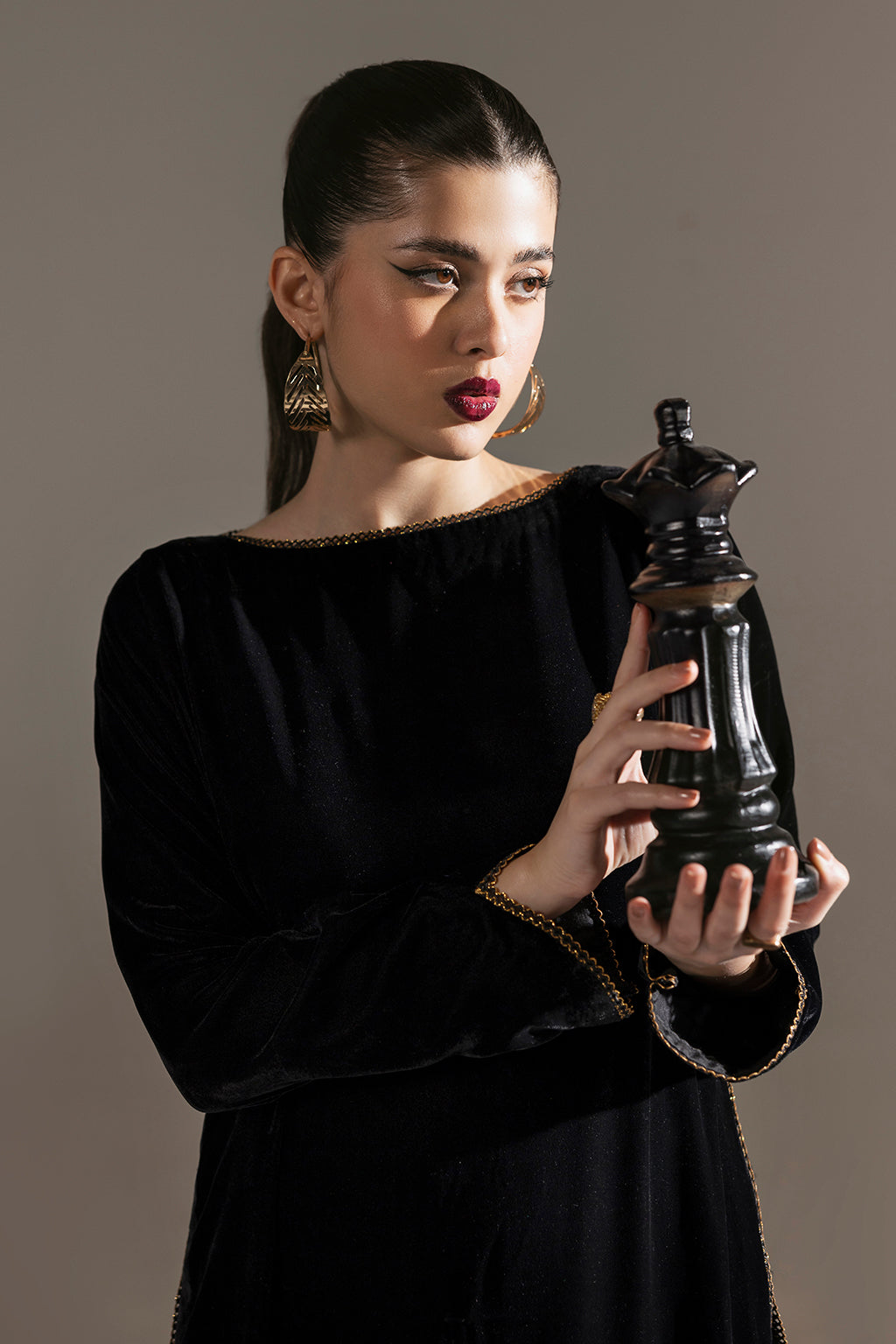 Afsanah | The Velvet Edit | AV-101 by Afsanah - Designer Dress - Type: Ladies Clothes - Available at Libayah - 100% Original