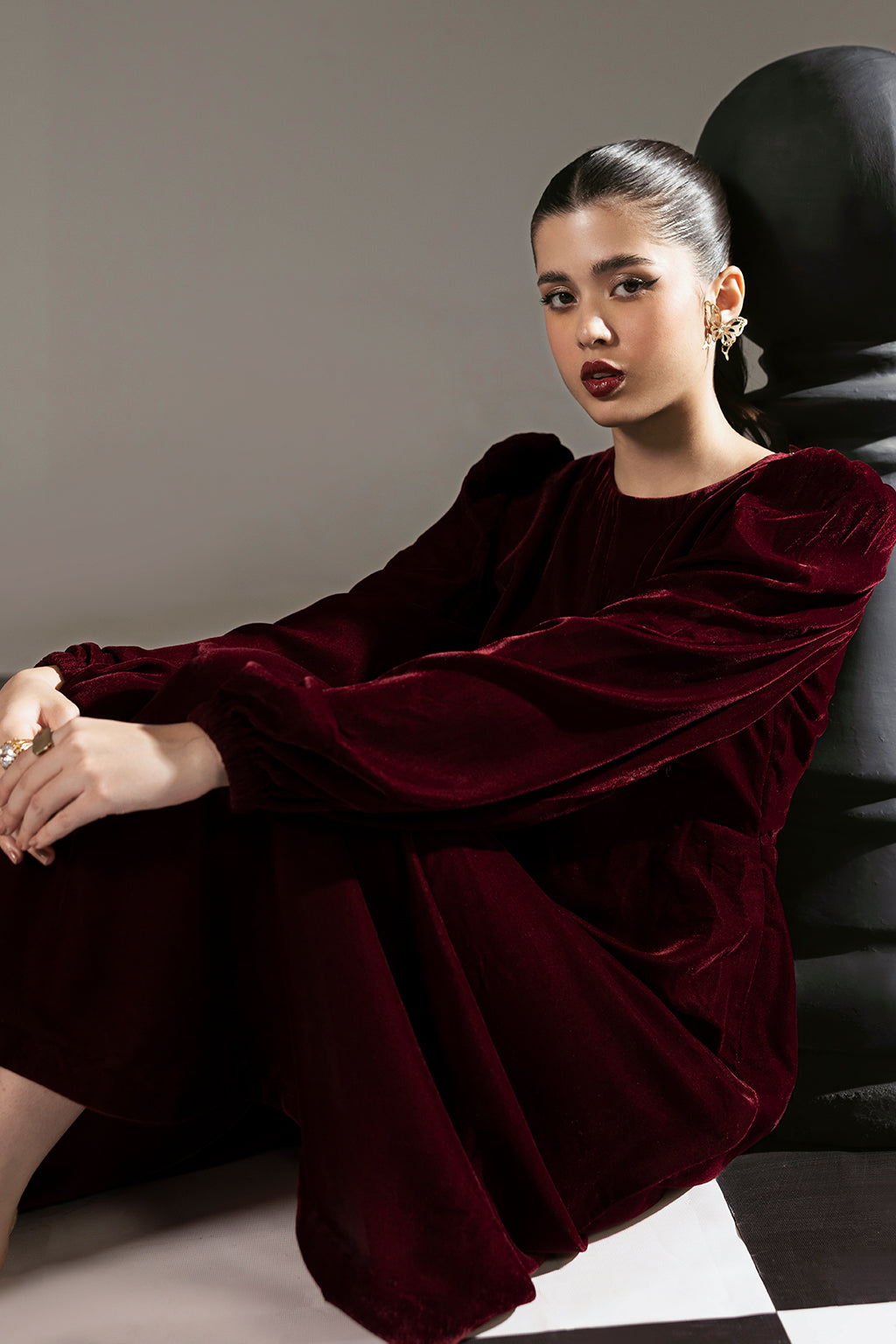 Afsanah | The Velvet Edit | AV-108 by Afsanah - Designer Dress - Type: Ladies Clothes - Available at Libayah - 100% Original