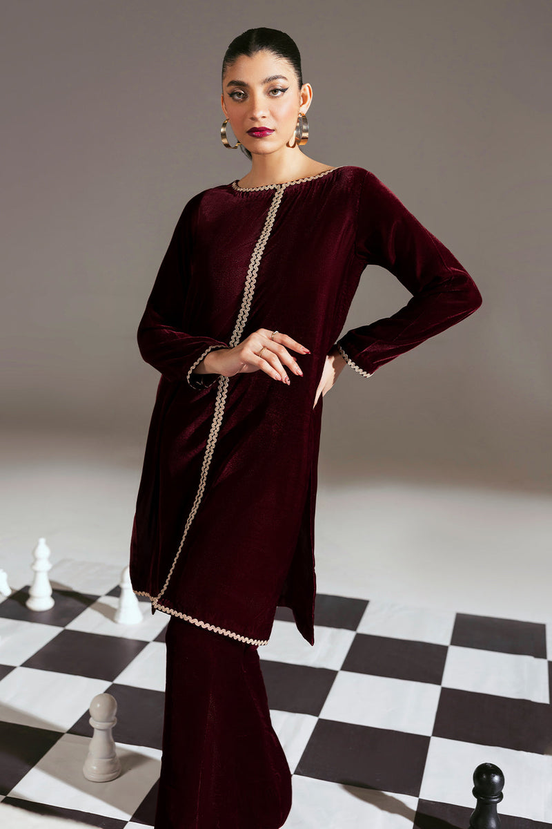 Afsanah | The Velvet Edit | AV-103 by Afsanah - Designer Dress - Type: Ladies Clothes - Available at Libayah - 100% Original