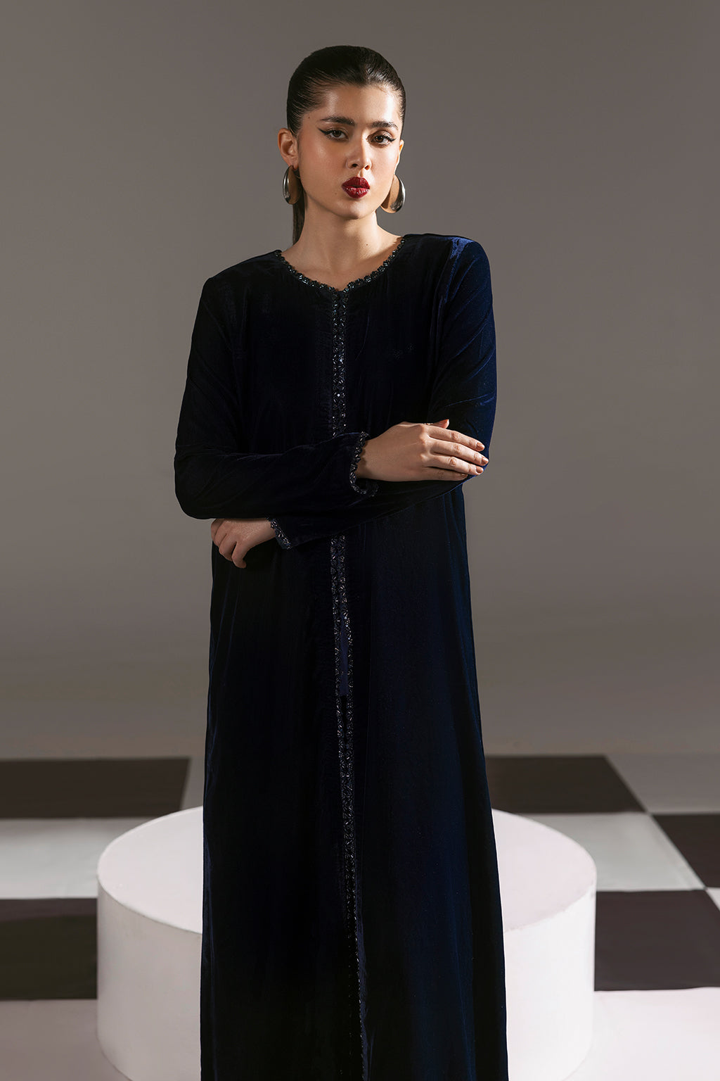 Afsanah | The Velvet Edit | AV-109 by Afsanah - Designer Dress - Type: Ladies Clothes - Available at Libayah - 100% Original