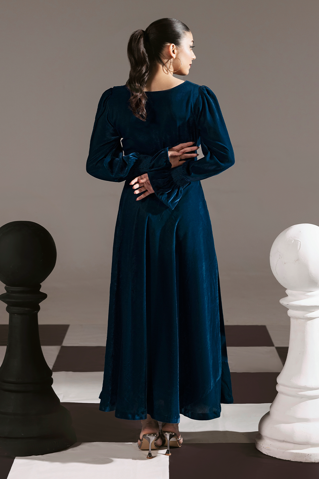 Afsanah | The Velvet Edit | AV-107 by Afsanah - Designer Dress - Type: Ladies Clothes - Available at Libayah - 100% Original