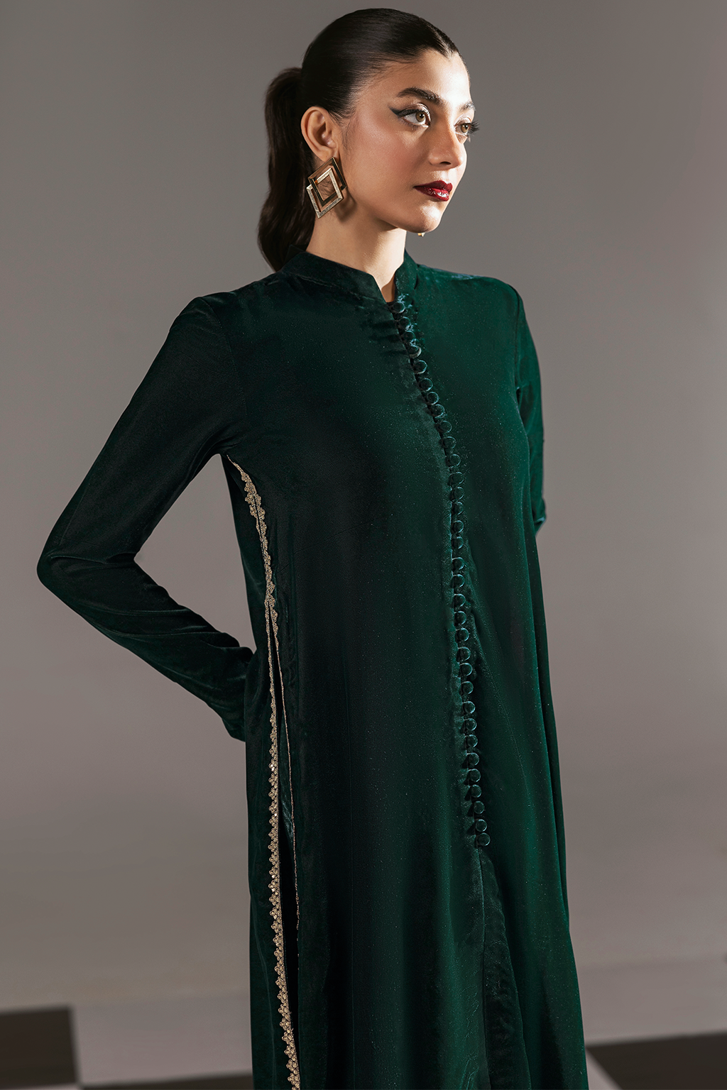 Afsanah | The Velvet Edit | AV-111 by Afsanah - Designer Dress - Type: Ladies Clothes - Available at Libayah - 100% Original