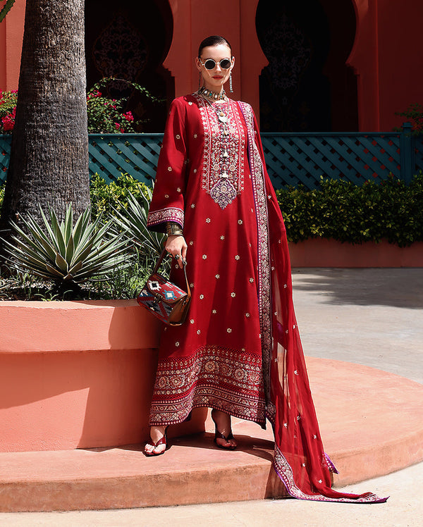 Mushq | Nuvera Raw Silk 26 | Agatha by Mushq - Designer Dress  - Type : Ladies Clothes - Available at Libayah - 100% Original 