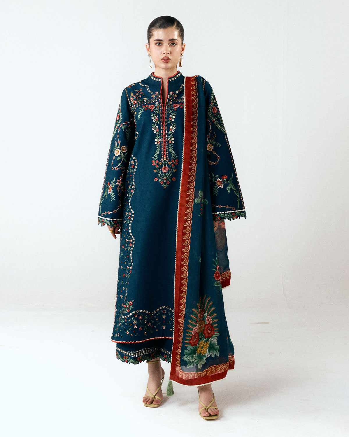 Jugnu | SS 26 Lawn | Agna by Jugnu - Designer Dress  - Type : Ladies Clothes - Available at Libayah - 100% Original 