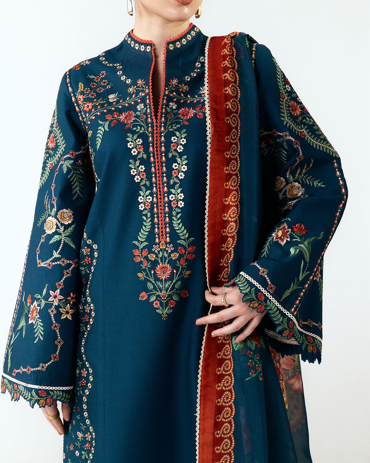 Jugnu | SS 26 Lawn | Agna by Jugnu - Designer Dress  - Type : Ladies Clothes - Available at Libayah - 100% Original 