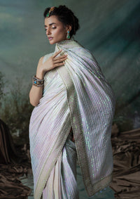 Aik Atelier | Sari Edit 2024 | SARI EDIT '24 VOL. 1 - LOOK 01 by Aik Atelier - Designer Dress - Type: Ladies Clothes - Available at Libayah - 100% Original
