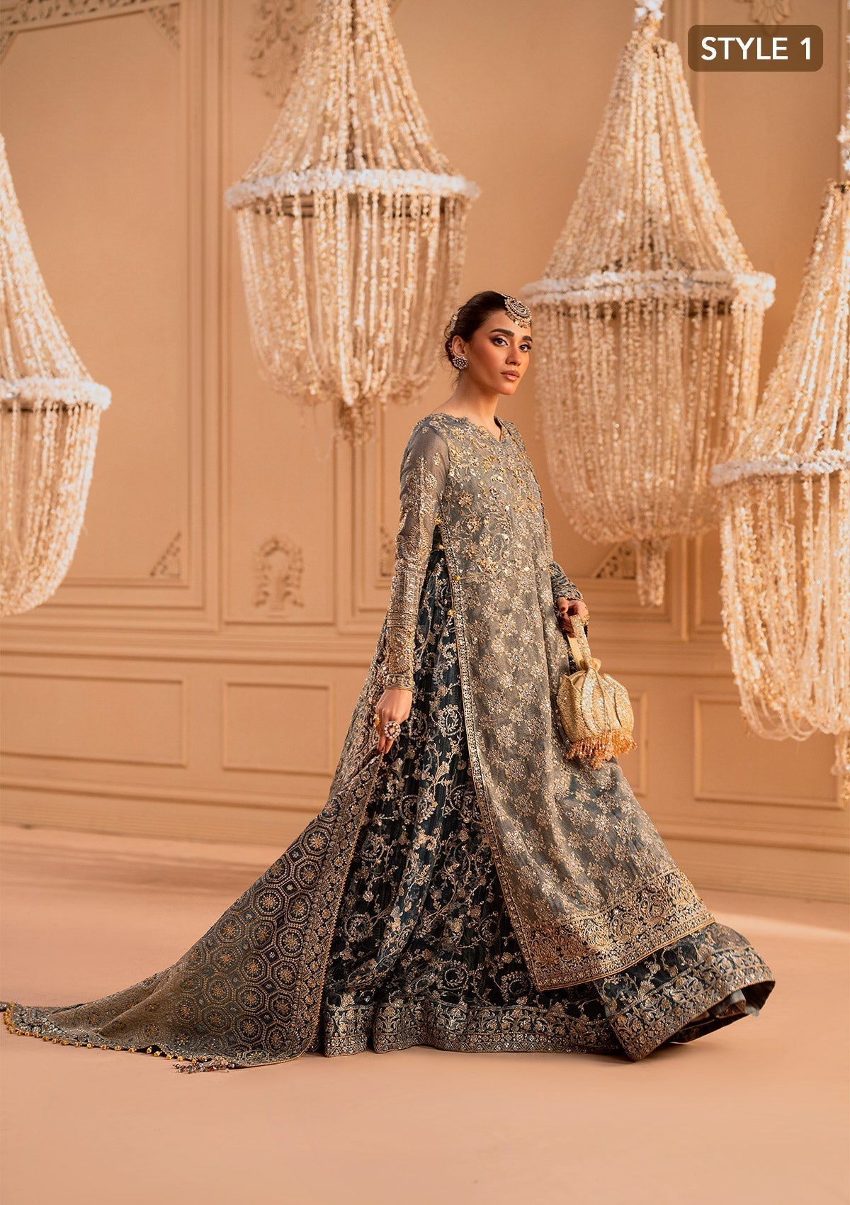 Buy Aik Atelier | Wedding Festive 25 | LOOK 06 - Designer Dress - Type: Ladies Clothes - Available at Libayah