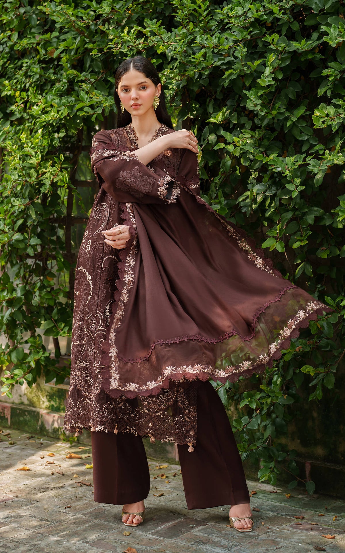 Asifa and Nabeel | Pashmina Luxe 25 | Aima LWC25-10 by Asifa and Nabeel - Designer Dress - Type : Ladies Clothes - Available at Libayah - 100% Original 