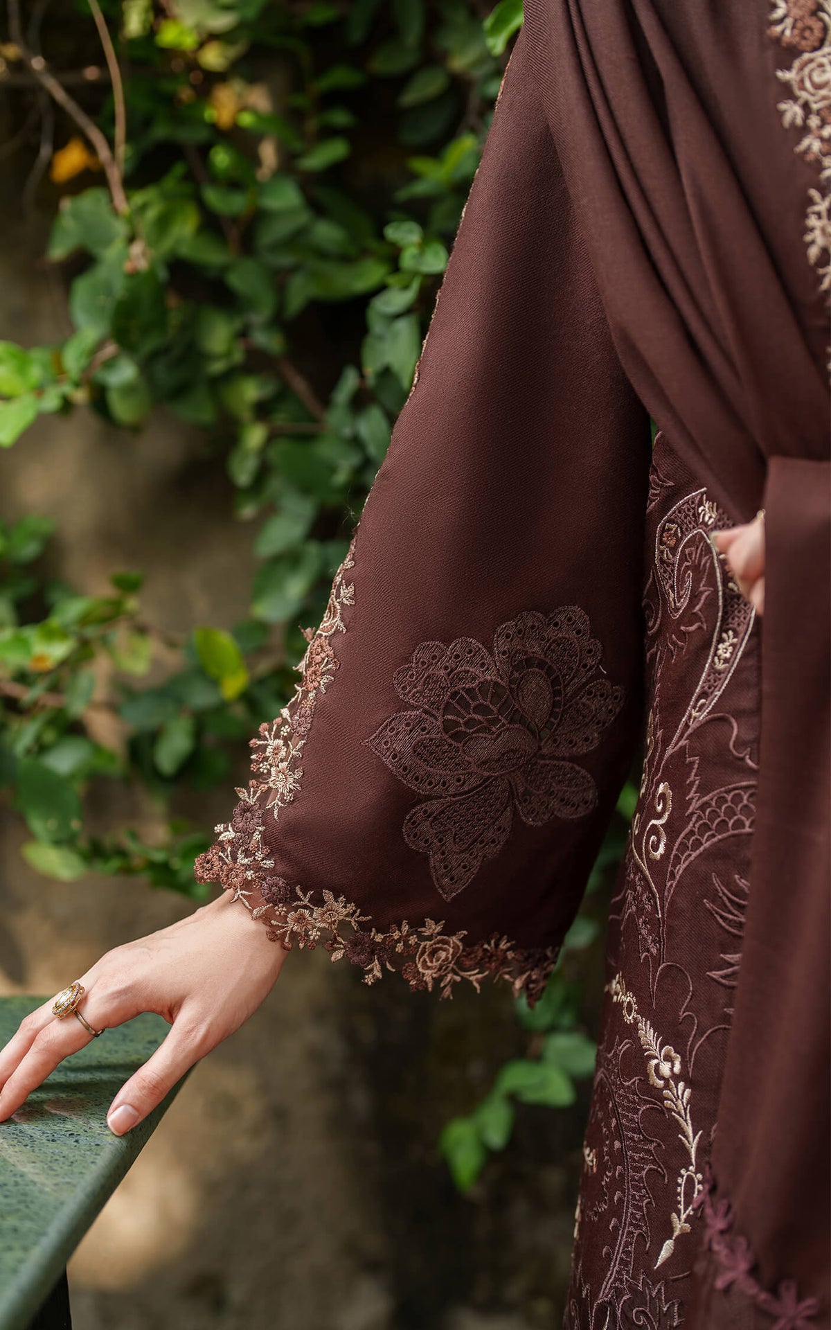 Asifa and Nabeel | Pashmina Luxe 25 | Aima LWC25-10 by Asifa and Nabeel - Designer Dress - Type : Ladies Clothes - Available at Libayah - 100% Original 