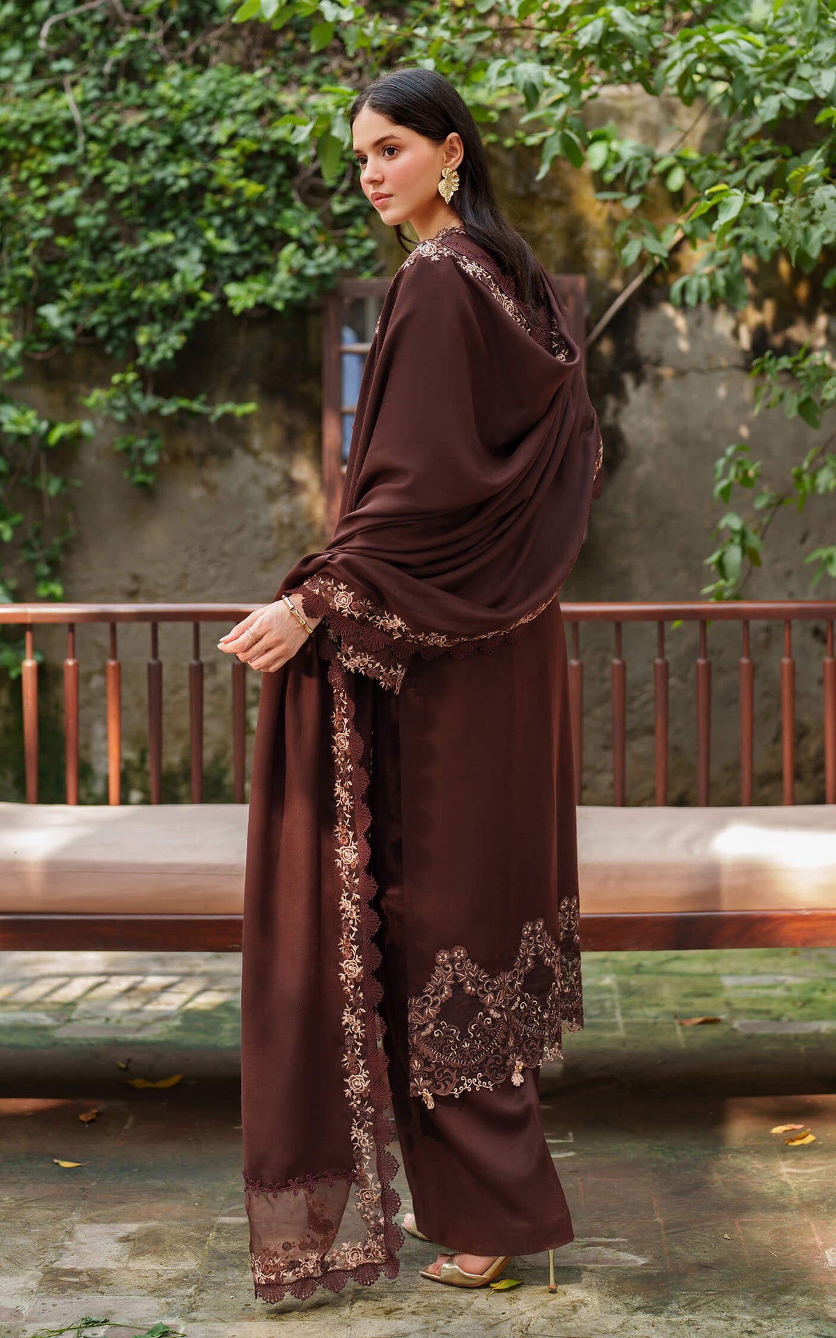Asifa and Nabeel | Pashmina Luxe 25 | Aima LWC25-10 by Asifa and Nabeel - Designer Dress - Type : Ladies Clothes - Available at Libayah - 100% Original 