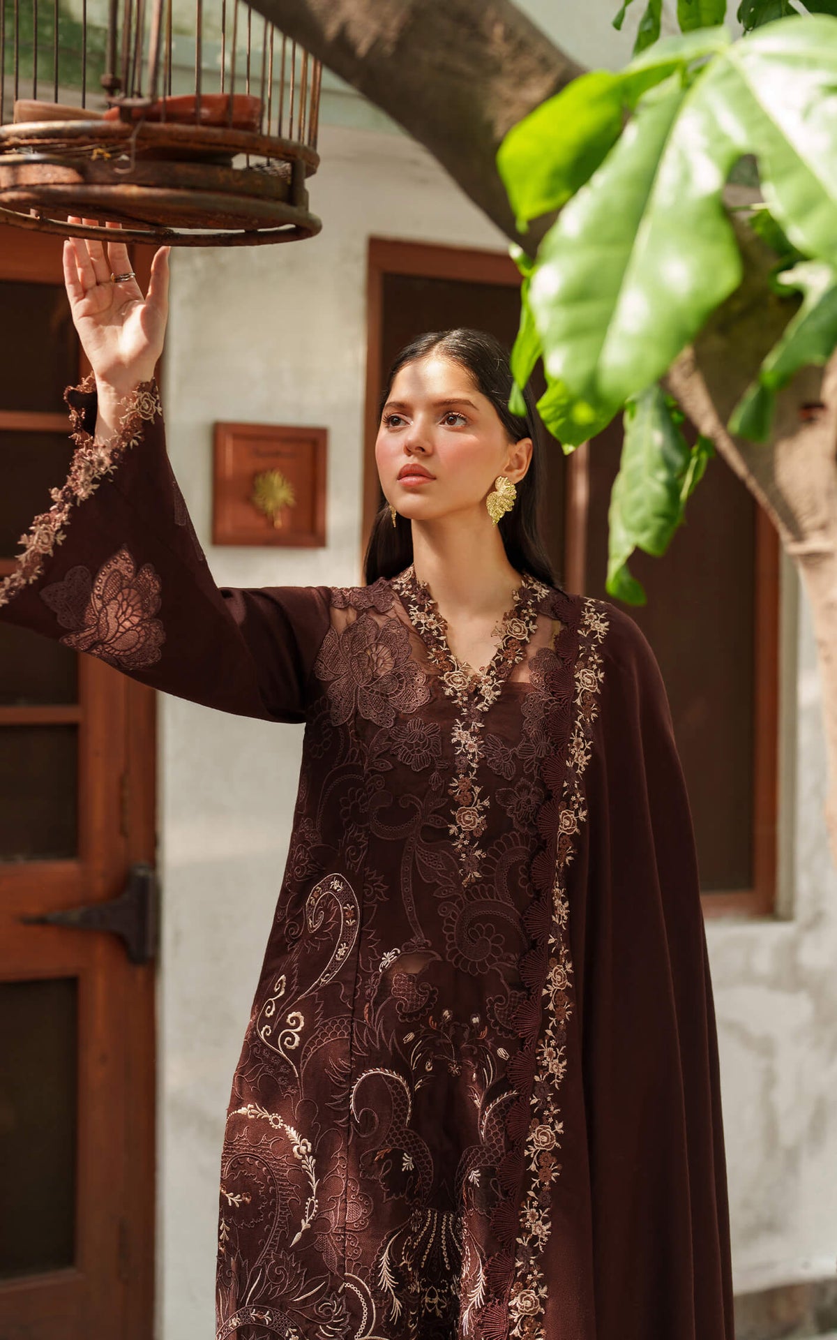 Asifa and Nabeel | Pashmina Luxe 25 | Aima LWC25-10 by Asifa and Nabeel - Designer Dress - Type : Ladies Clothes - Available at Libayah - 100% Original 