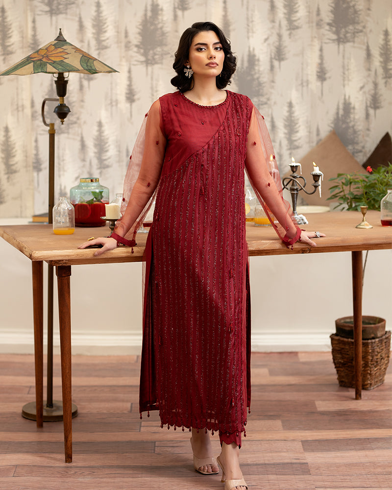 Ain | Festive Edit | AN-91 by Ain - Designer Dress - Type: Ladies Clothes - Available at Libayah - 100% Original