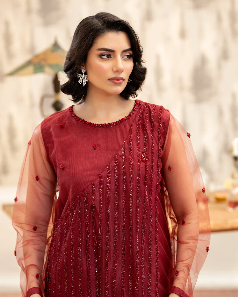 Ain | Festive Edit | AN-91 by Ain - Designer Dress - Type: Ladies Clothes - Available at Libayah - 100% Original