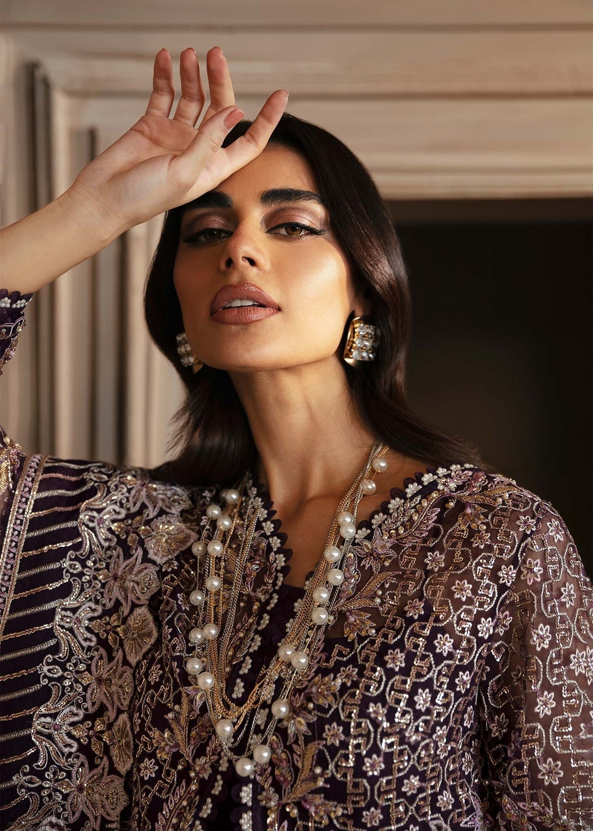 Akbar Aslam | Deewani Wedding Formals | Elowen by Akbar Aslam - Designer Dress - Type: Ladies Clothes - Available at Libayah - 100% Original