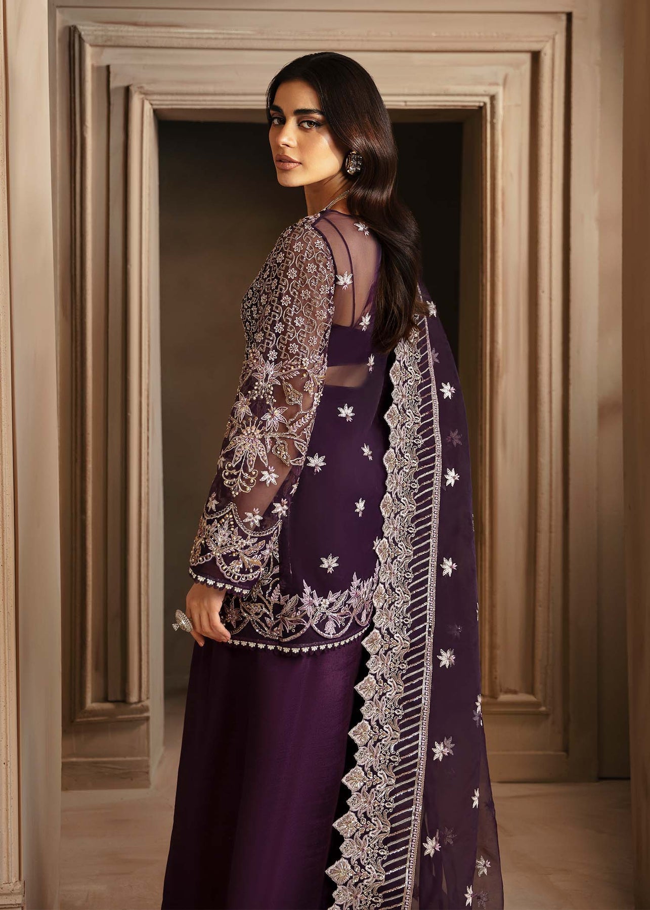 Akbar Aslam | Deewani Wedding Formals | Elowen by Akbar Aslam - Designer Dress - Type: Ladies Clothes - Available at Libayah - 100% Original