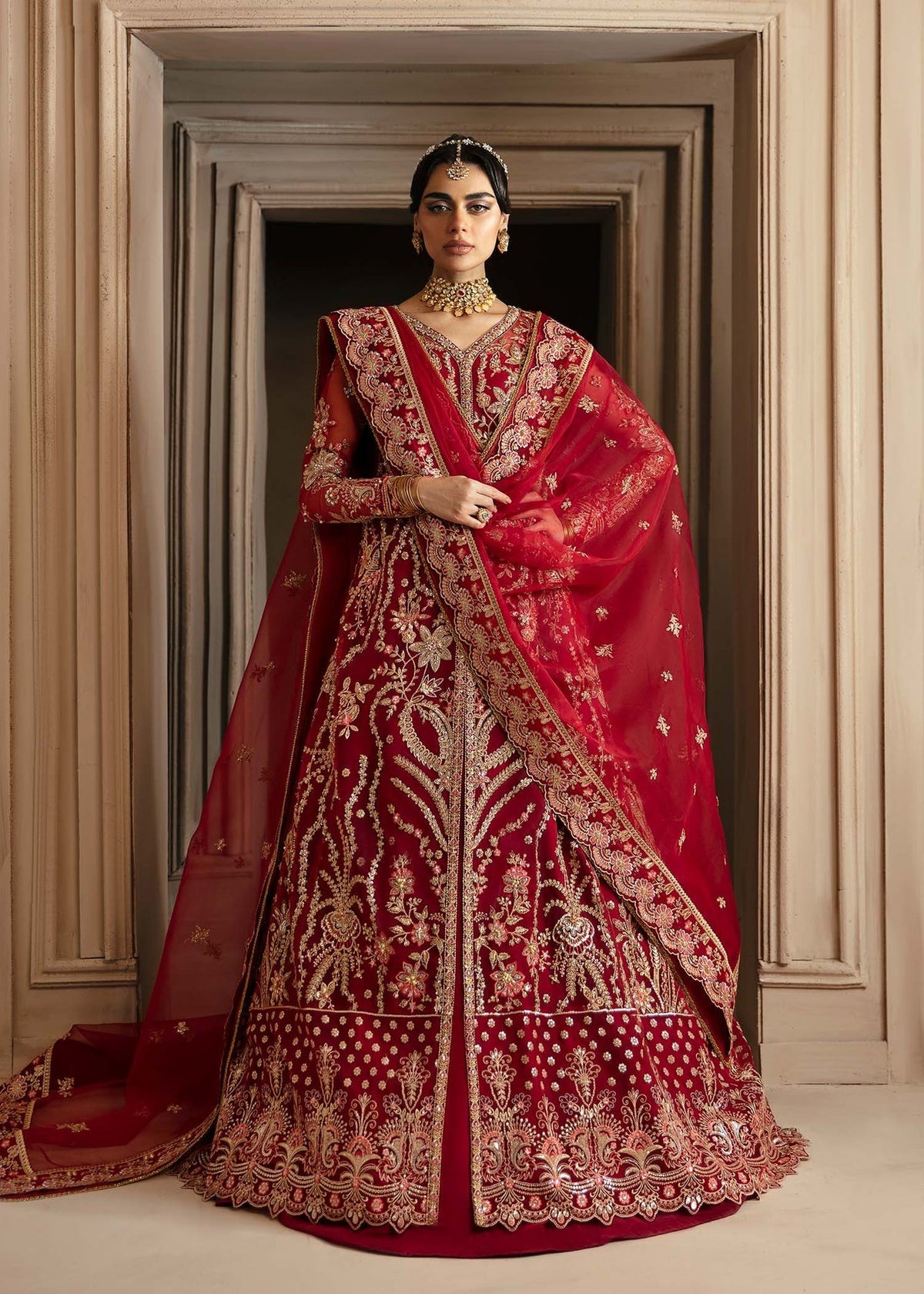 Akbar Aslam | Deewani Wedding Formals | Solene by Akbar Aslam - Designer Dress - Type: Ladies Clothes - Available at Libayah - 100% Original