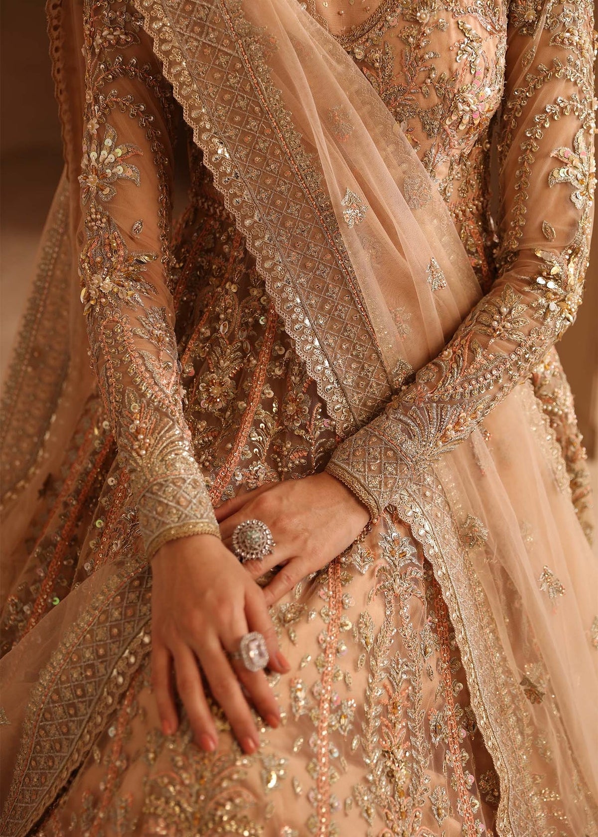 Akbar Aslam | Deewani Wedding Formals | Aveline by Akbar Aslam - Designer Dress - Type: Ladies Clothes - Available at Libayah - 100% Original