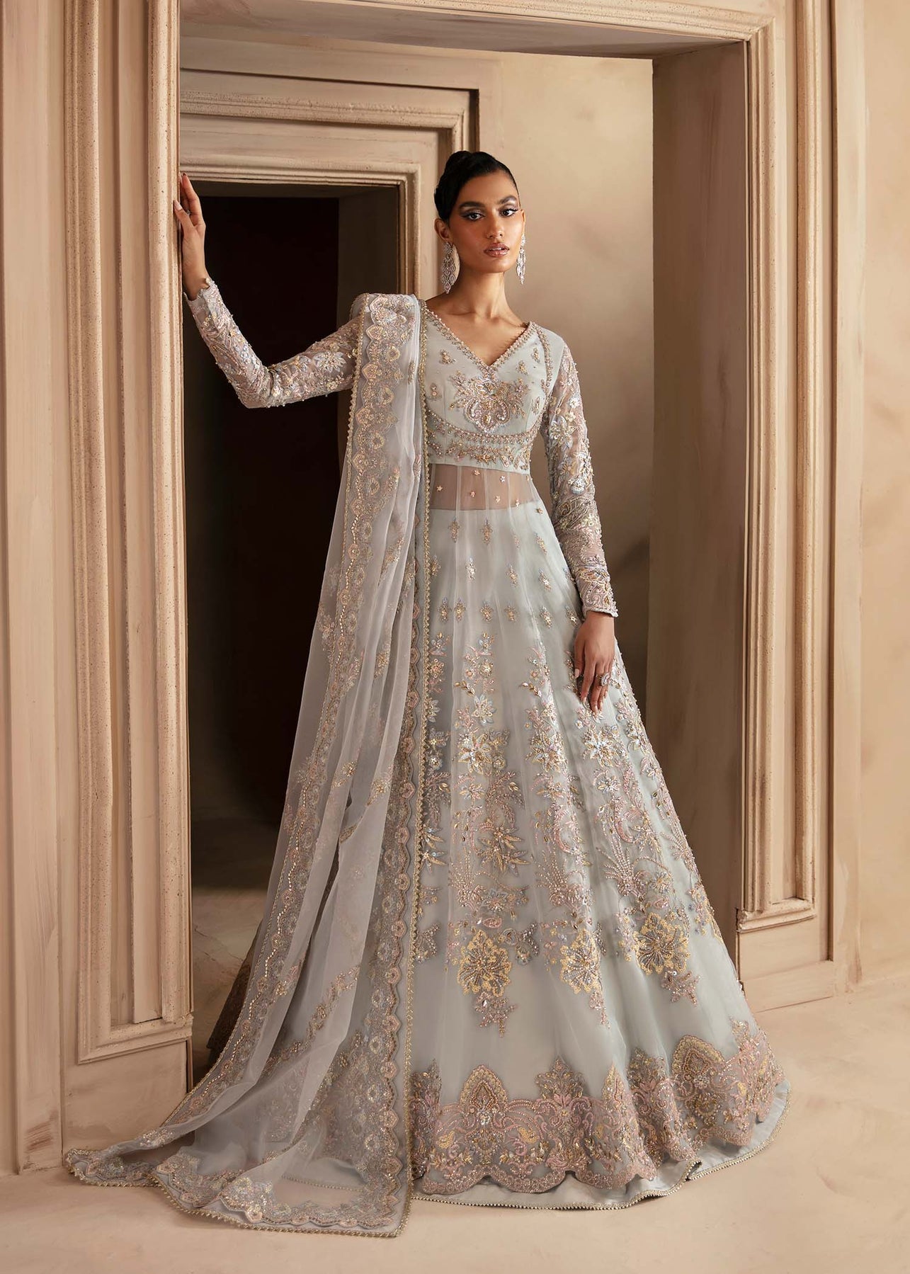 Akbar Aslam | Deewani Wedding Formals | Ophelia by Akbar Aslam - Designer Dress - Type: Ladies Clothes - Available at Libayah - 100% Original