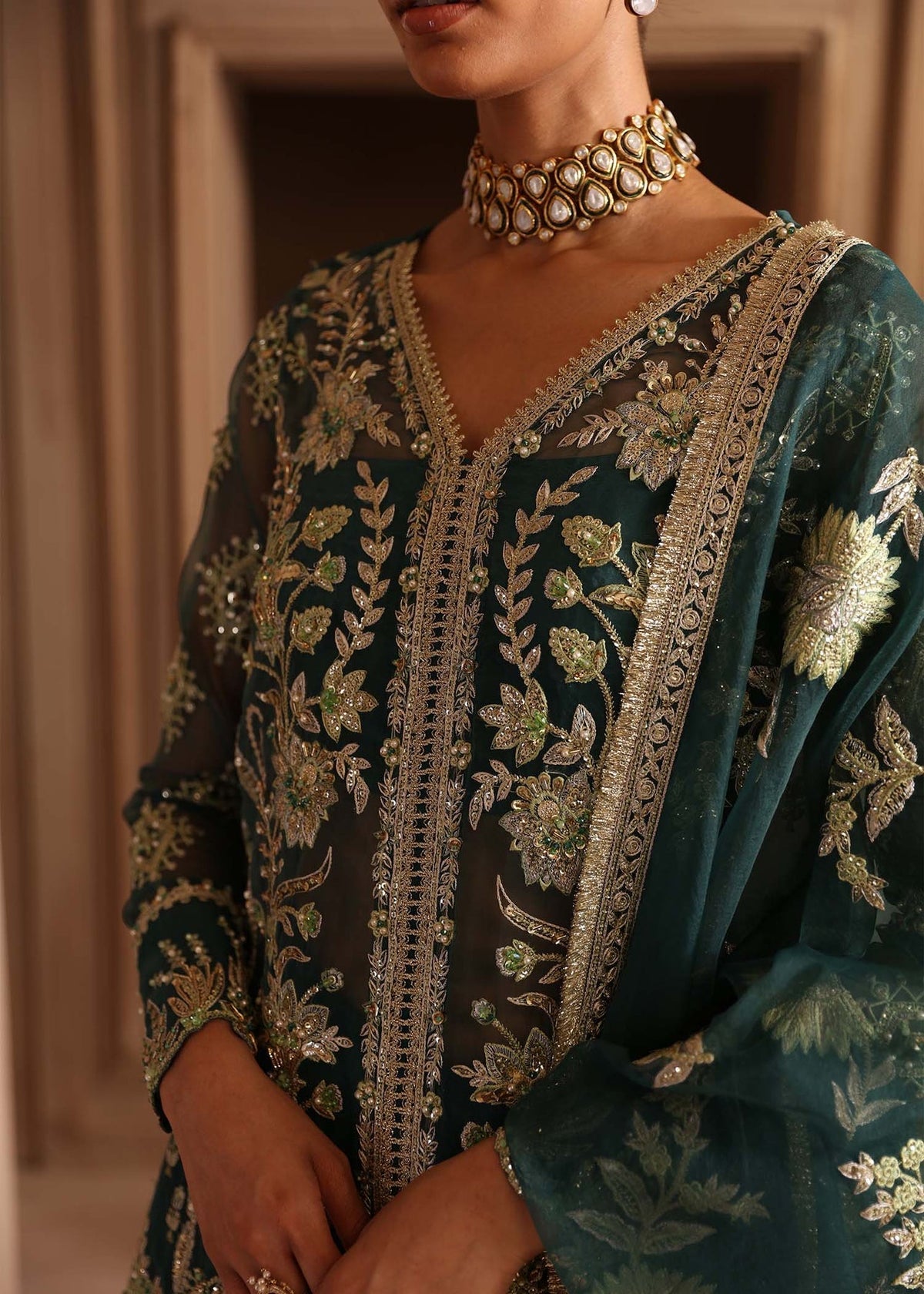 Akbar Aslam | Deewani Wedding Formals | Celeste by Akbar Aslam - Designer Dress - Type: Ladies Clothes - Available at Libayah - 100% Original