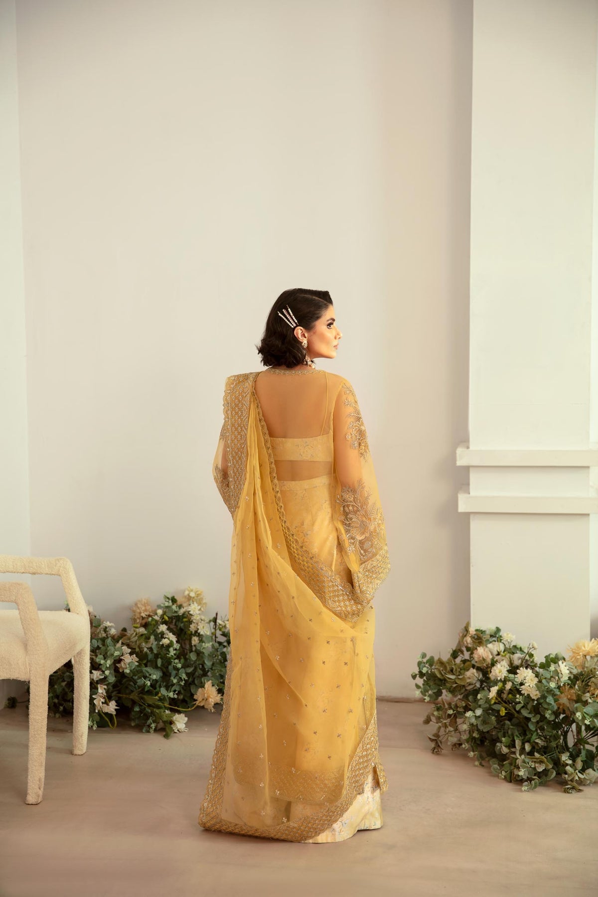 Akbar Aslam | Velora Formal Pret | Fawn by Akbar Aslam - Designer Dress - Type: Ladies Clothes - Available at Libayah - 100% Original