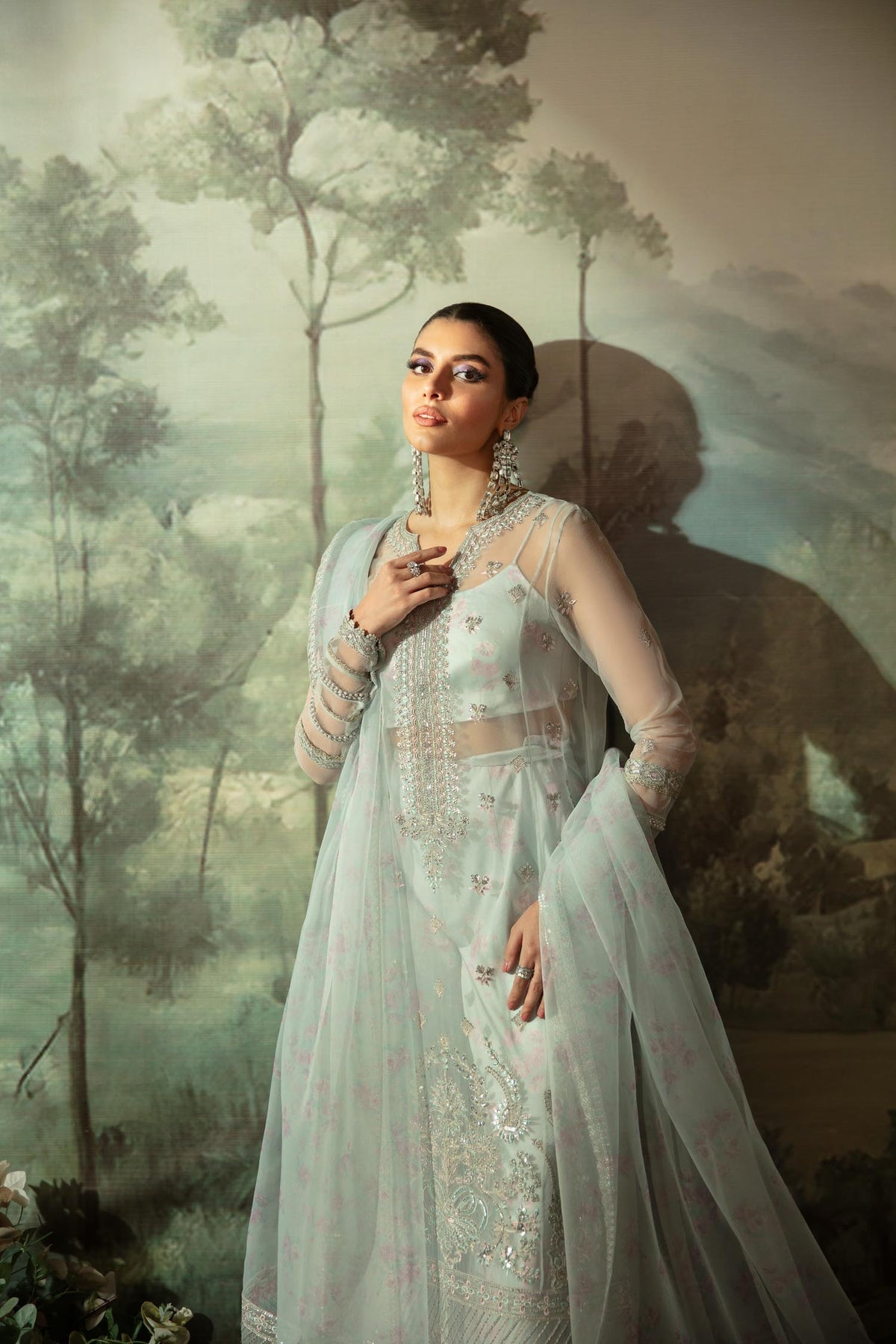 Akbar Aslam | Velora Formal Pret | Ecru by Akbar Aslam - Designer Dress - Type: Ladies Clothes - Available at Libayah - 100% Original