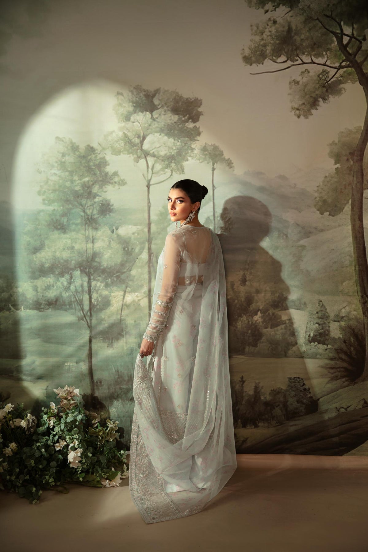 Akbar Aslam | Velora Formal Pret | Ecru by Akbar Aslam - Designer Dress - Type: Ladies Clothes - Available at Libayah - 100% Original