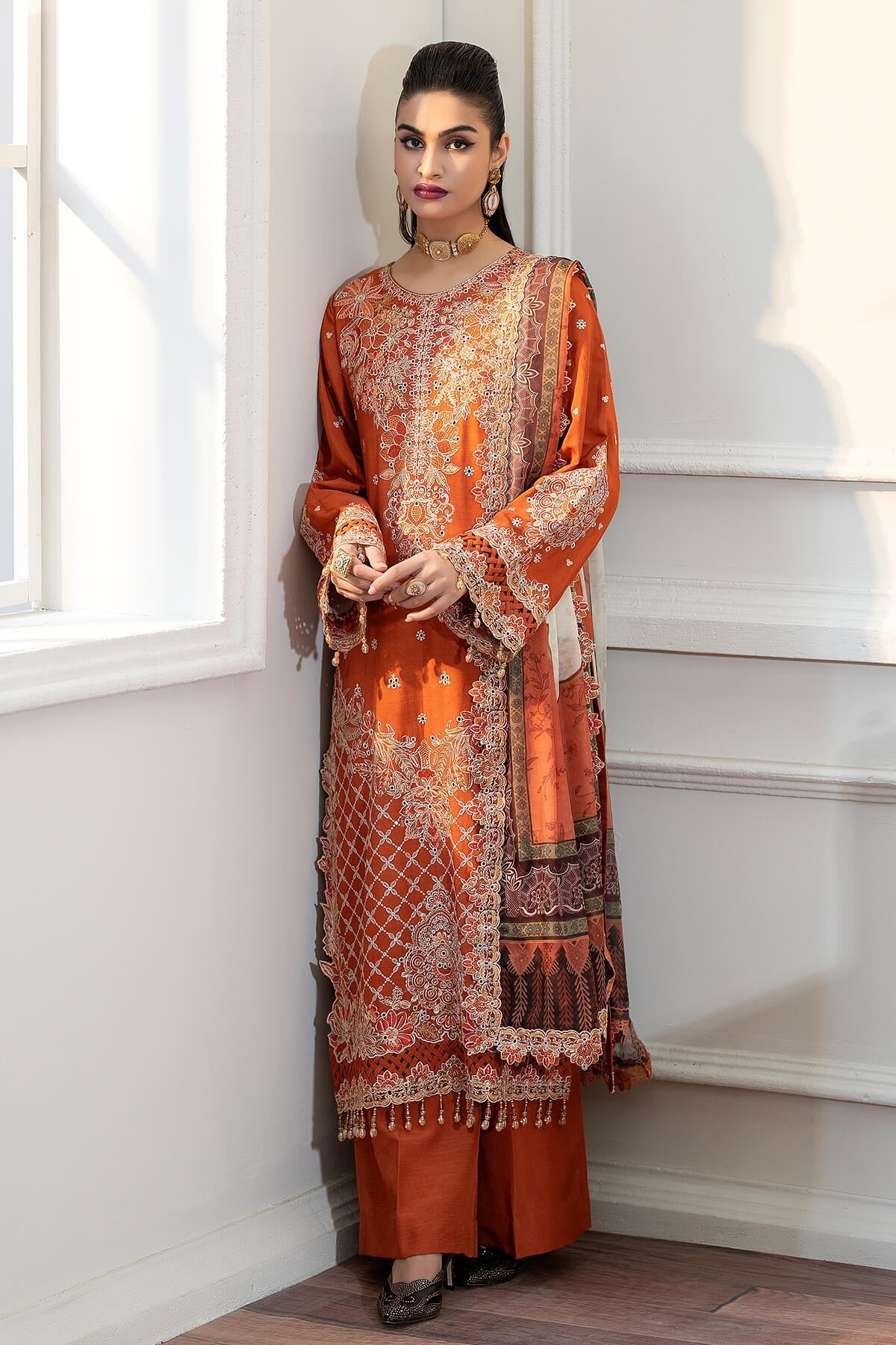 Imrozia Premium | Zebrang Silk |  SRS-13 Zevar by Imrozia Premium - Designer Dress - Type: Ladies Clothes - Available at Libayah - 100% Original