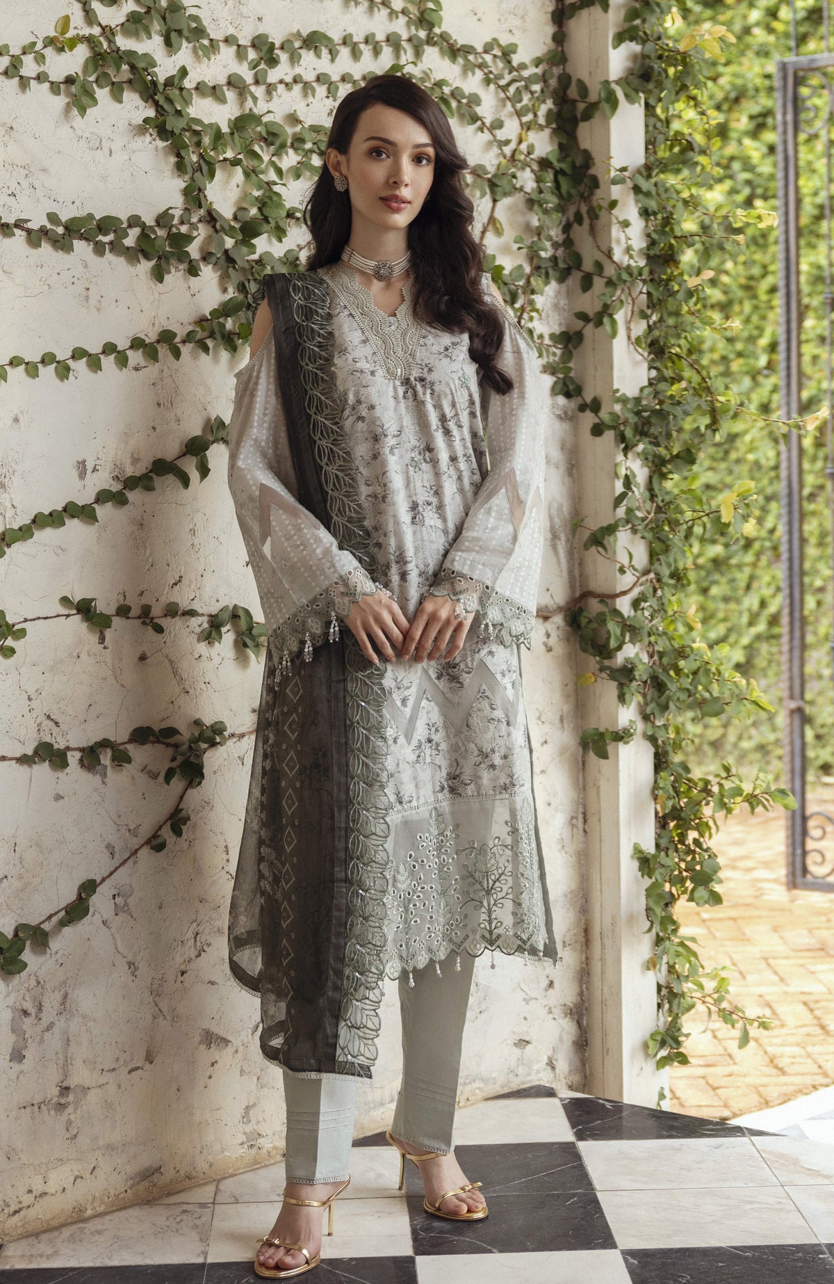 Al Zohaib | Sunshine Bloom | ALZ-06 by Alzohaib - Designer Dress - Type: Ladies Clothes - Available at Libayah - 100% Original