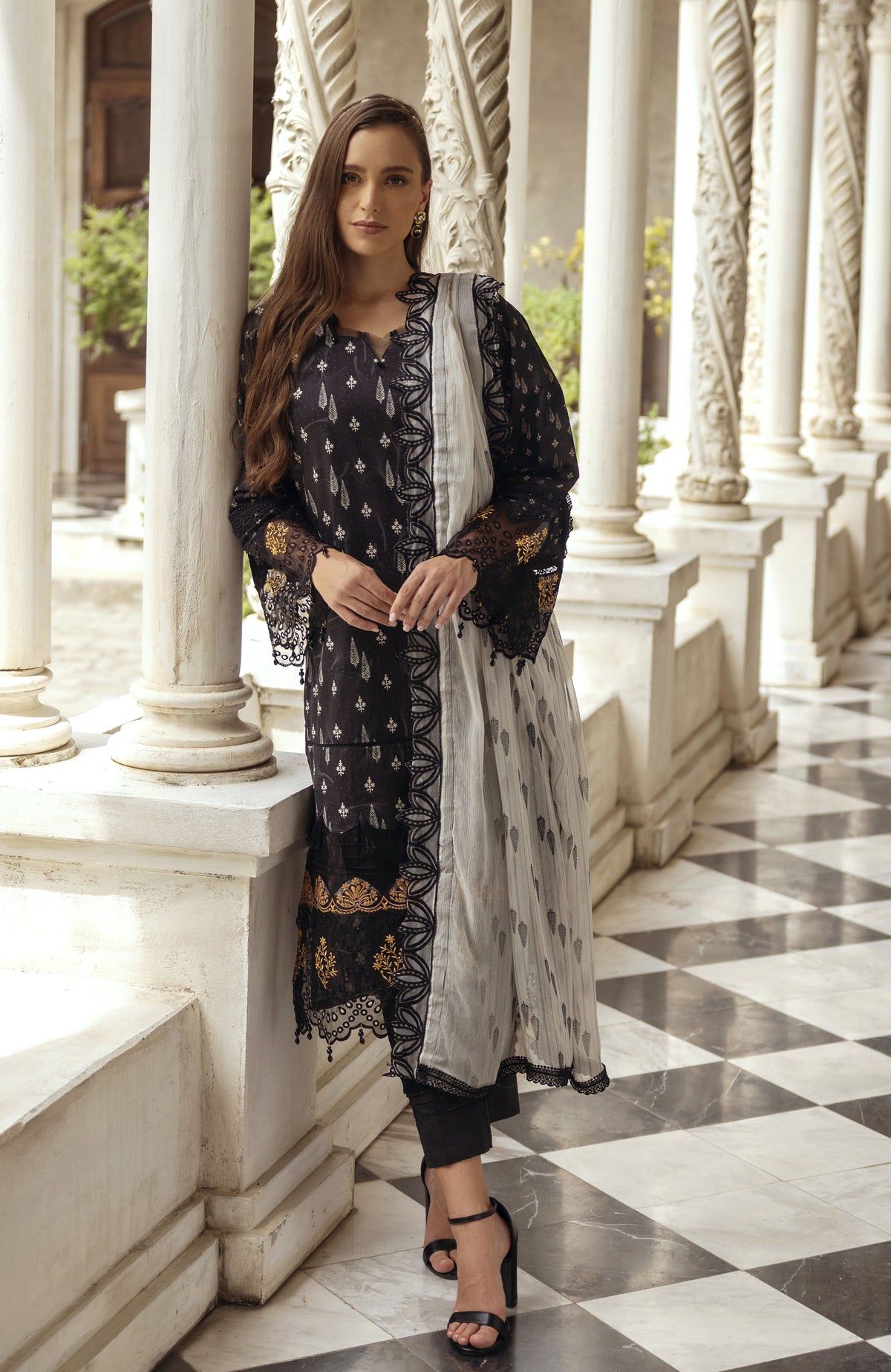 Al Zohaib | Sunshine Bloom | ALZ-02 by Alzohaib - Designer Dress - Type: Ladies Clothes - Available at Libayah - 100% Original