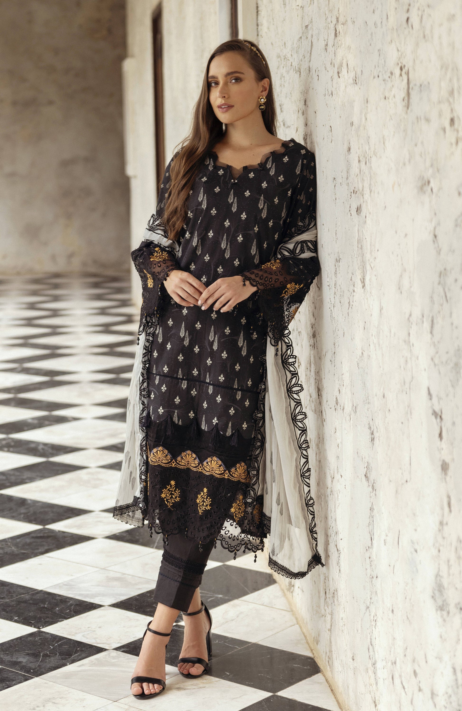 Al Zohaib | Sunshine Bloom | ALZ-02 by Alzohaib - Designer Dress - Type: Ladies Clothes - Available at Libayah - 100% Original