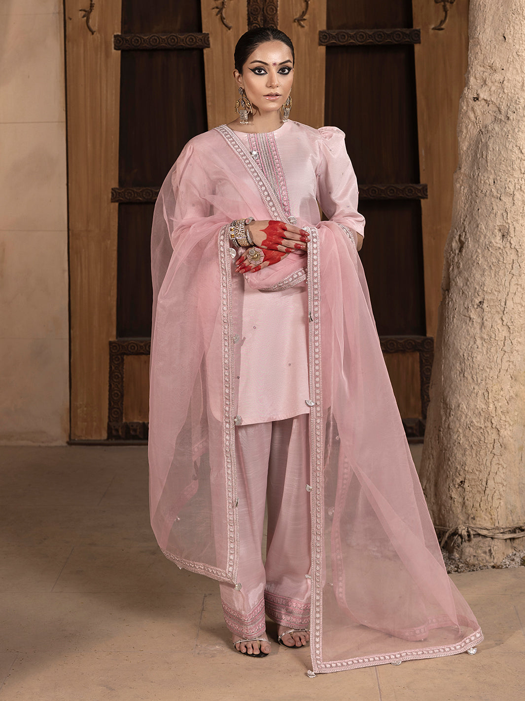 Hem Stitch | Raw Silk Edit 25 | Aleeha by Hemstitch - Designer Dress - Type: Ladies Clothes - Available at Libayah - 100% Original