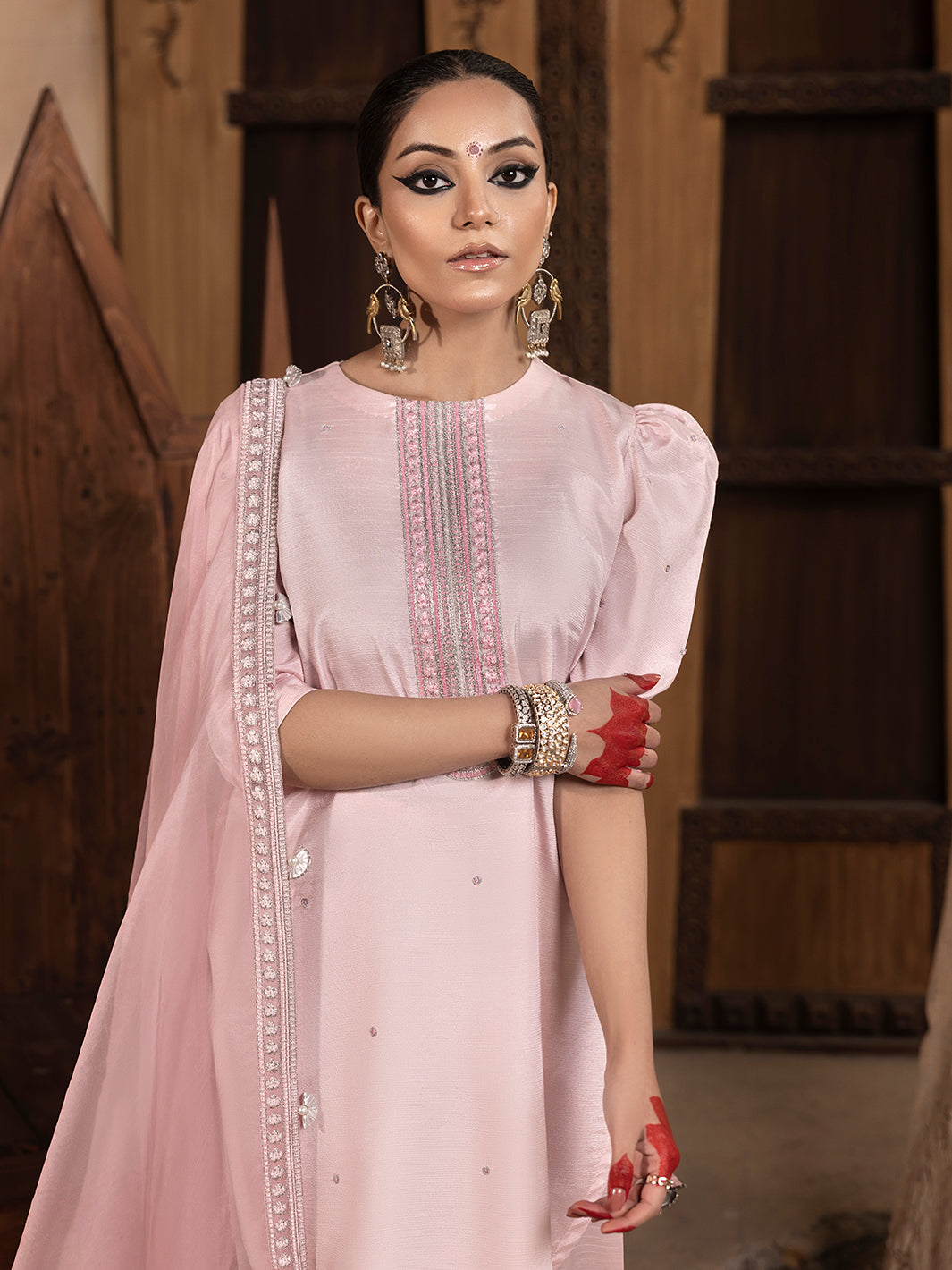 Hem Stitch | Raw Silk Edit 25 | Aleeha by Hemstitch - Designer Dress - Type: Ladies Clothes - Available at Libayah - 100% Original