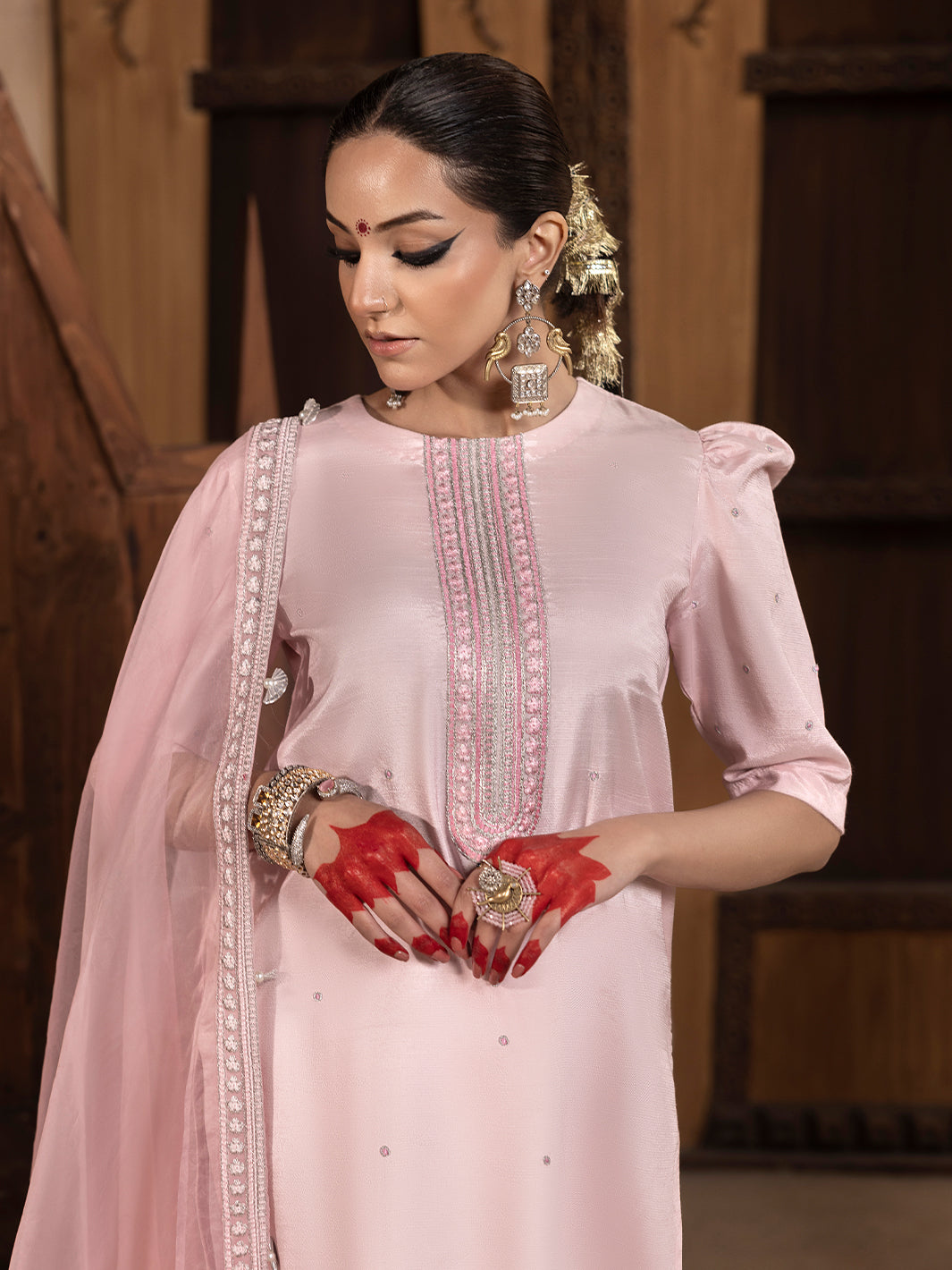 Hem Stitch | Raw Silk Edit 25 | Aleeha by Hemstitch - Designer Dress - Type: Ladies Clothes - Available at Libayah - 100% Original