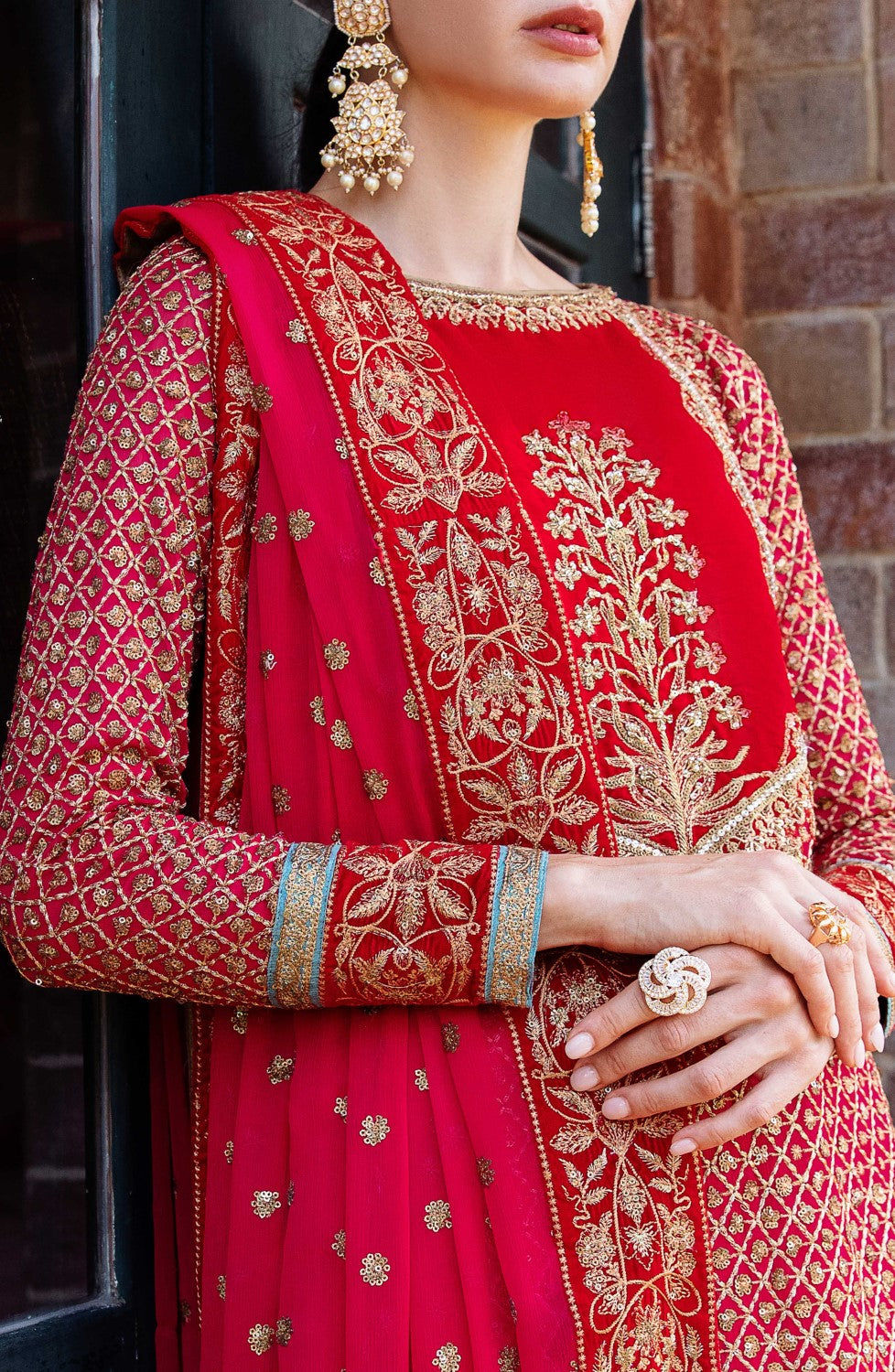 Maryum N Maria | Azal Formals | CHIFFON ALETA - FS40019 by Maryam N Maria - Designer Dress - Type: Ladies Clothes - Available at Libayah - 100% Original