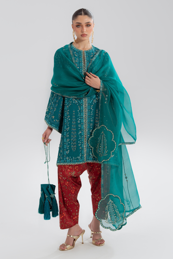 Soraya | Silk Edit 26 | Alina by Soraya - Designer Dress  - Type : Ladies Clothes - Available at Libayah - 100% Original 
