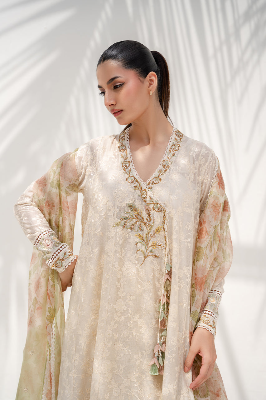 Sania Maskatiya | Summer Festive 26 |Alinsa by Sania Maskatiya - Designer Dress  - Type : Ladies Clothes - Available at Libayah - 100% Original 