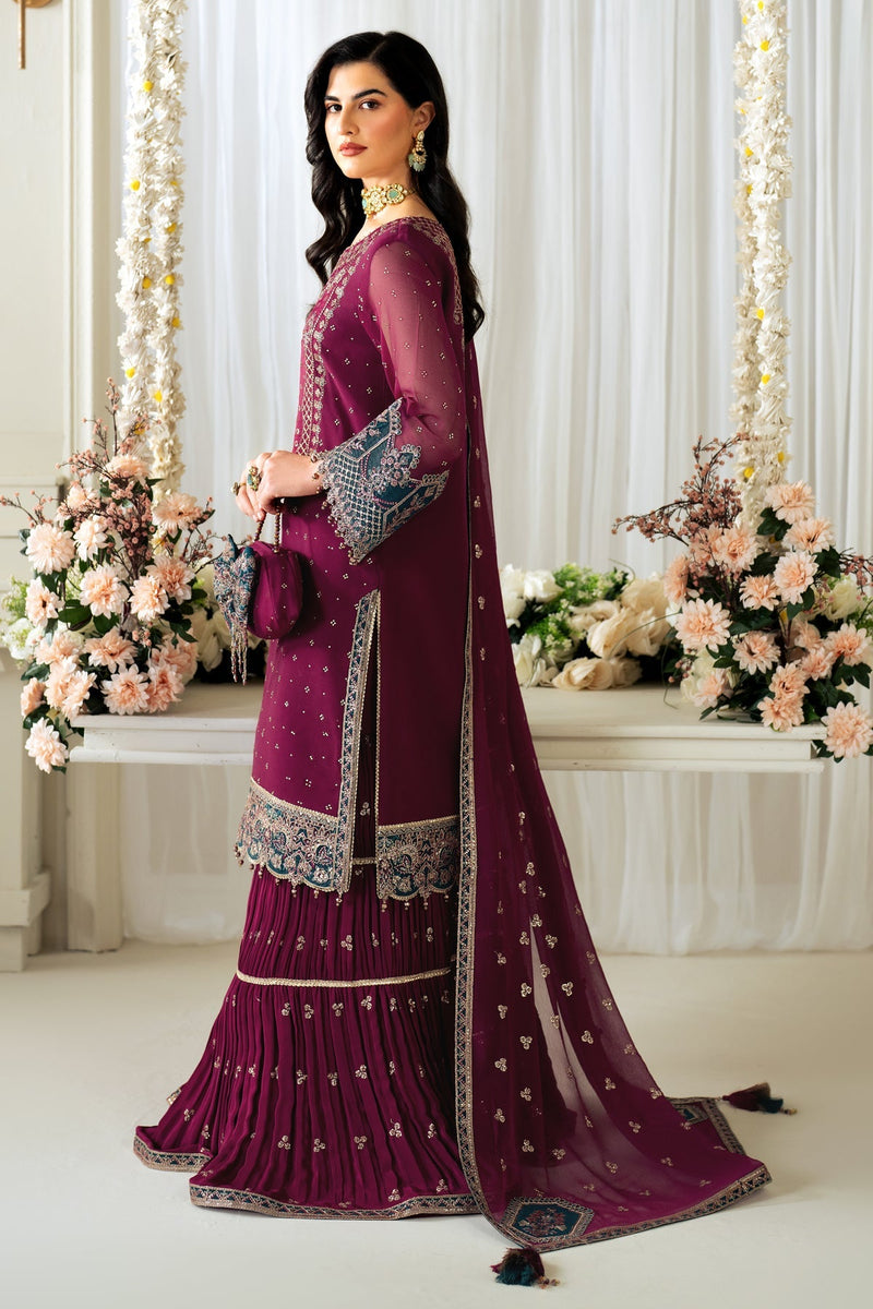 Alizeh | Selene Luxury Chiffon Collection 25 | AF-PS-8001-Rosie by Alizeh - Designer Dress - Type: Ladies Clothes - Available at Libayah - 100% Original